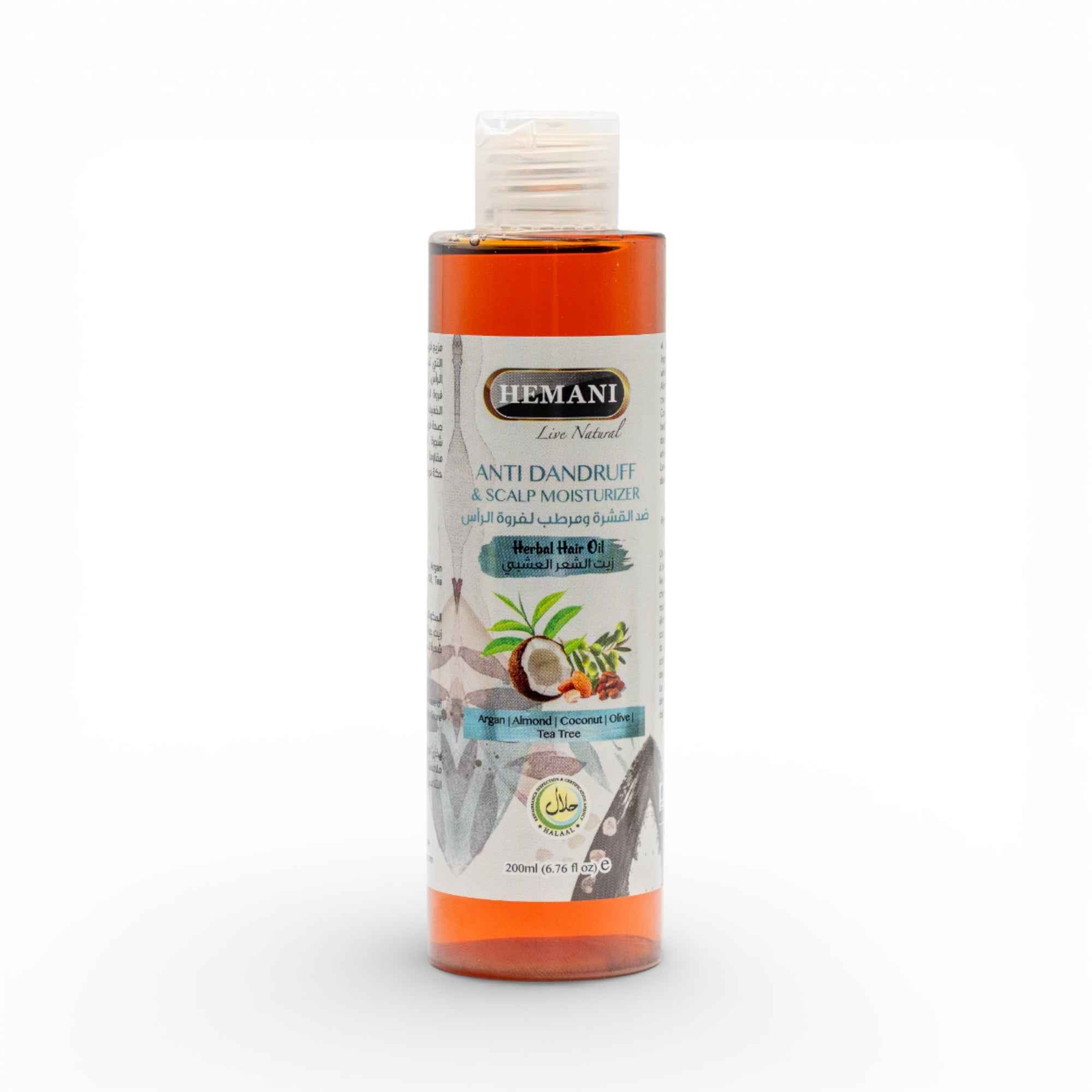 Anti Dandruff & Scalp Moisturizer Herbal Hair Oil 200ml