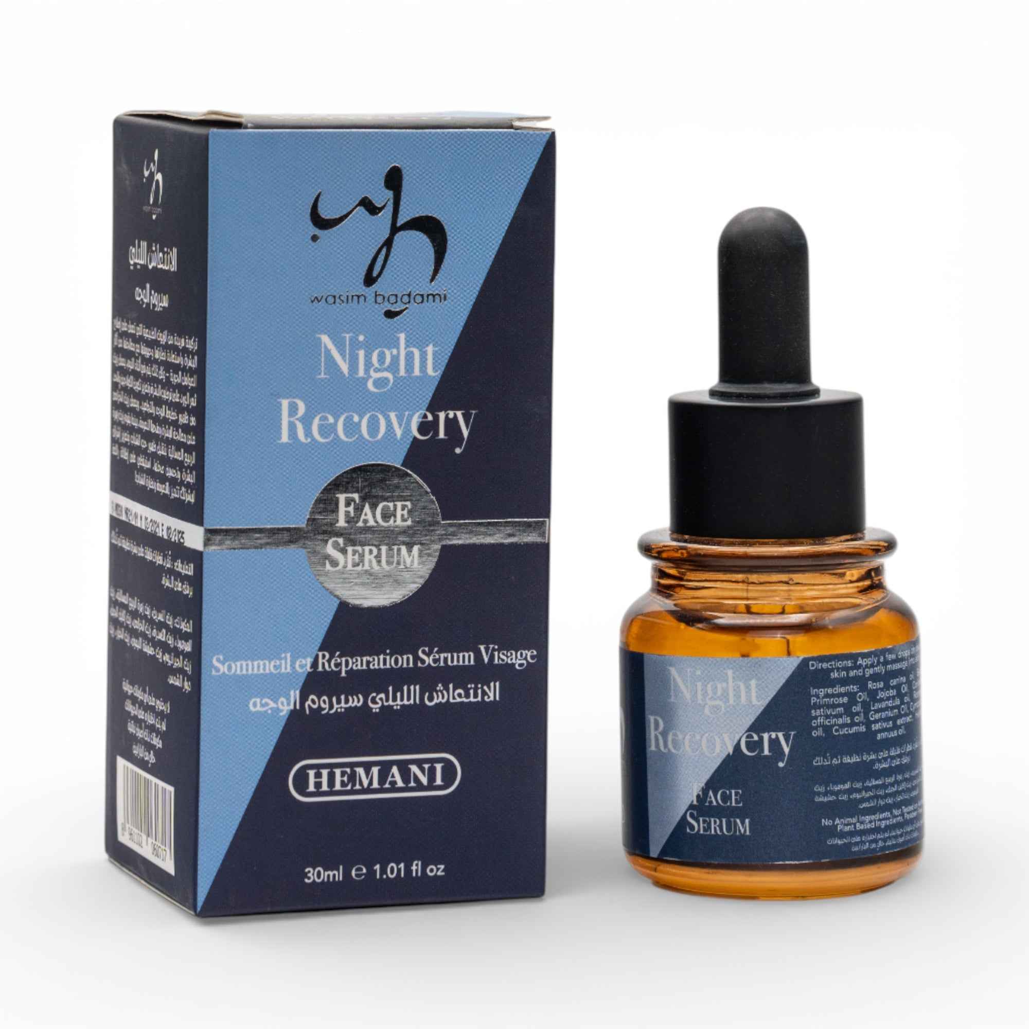 Night Recovery Serum with Evening Primrose & Lavender
