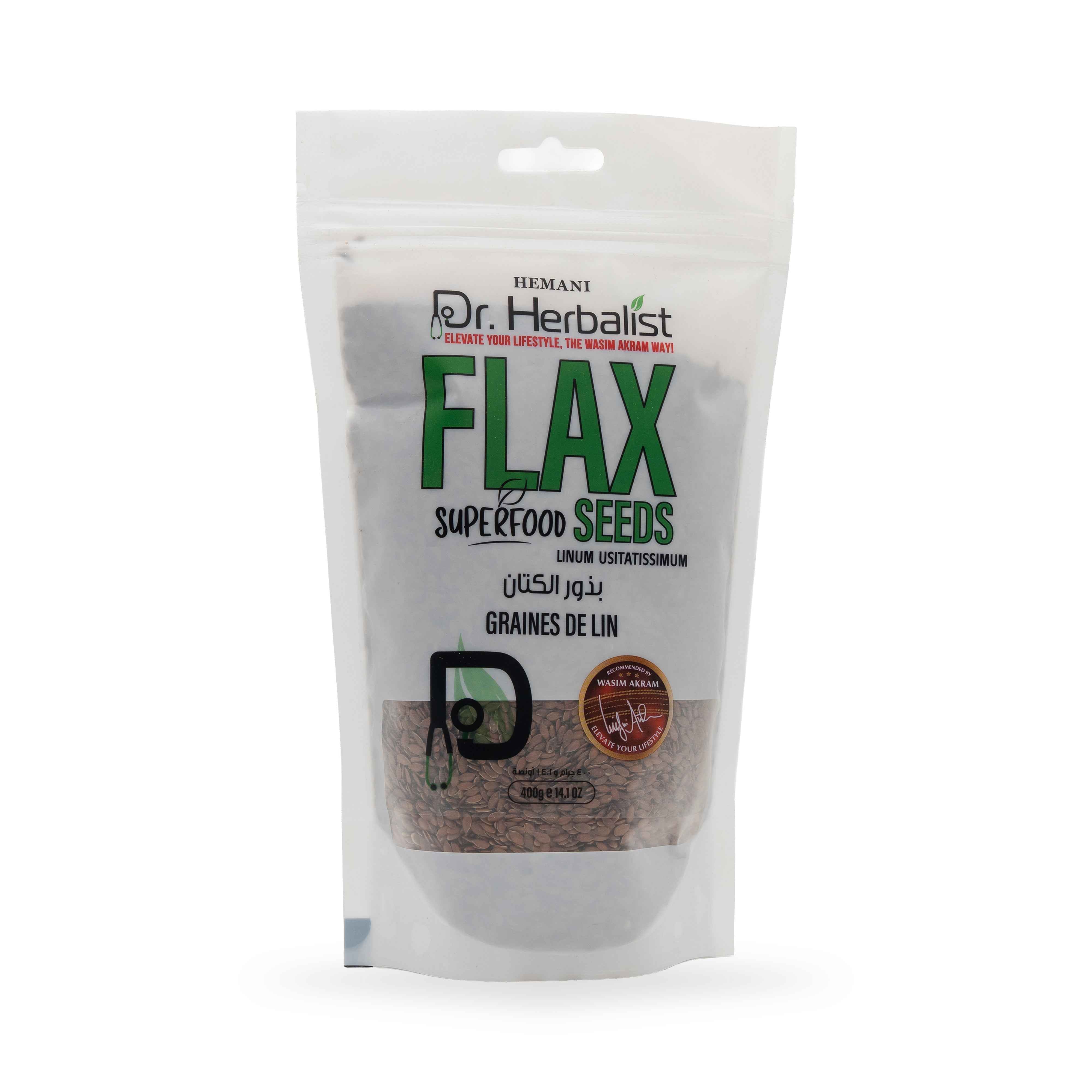 Dr. Herbalist Superfood – Flax Seeds 400gm