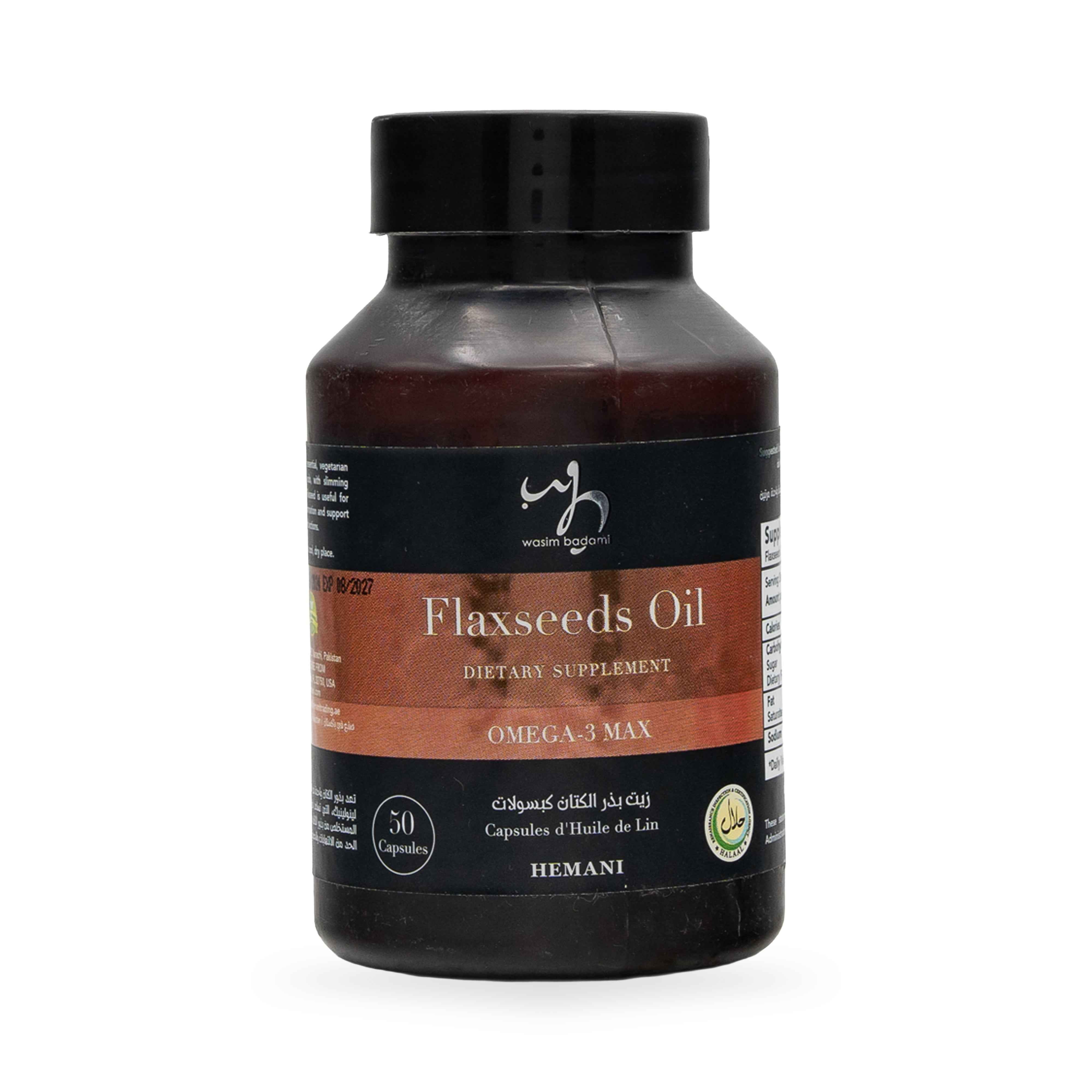 Herbal Oil Capsule - Flaxseed with Omega 3