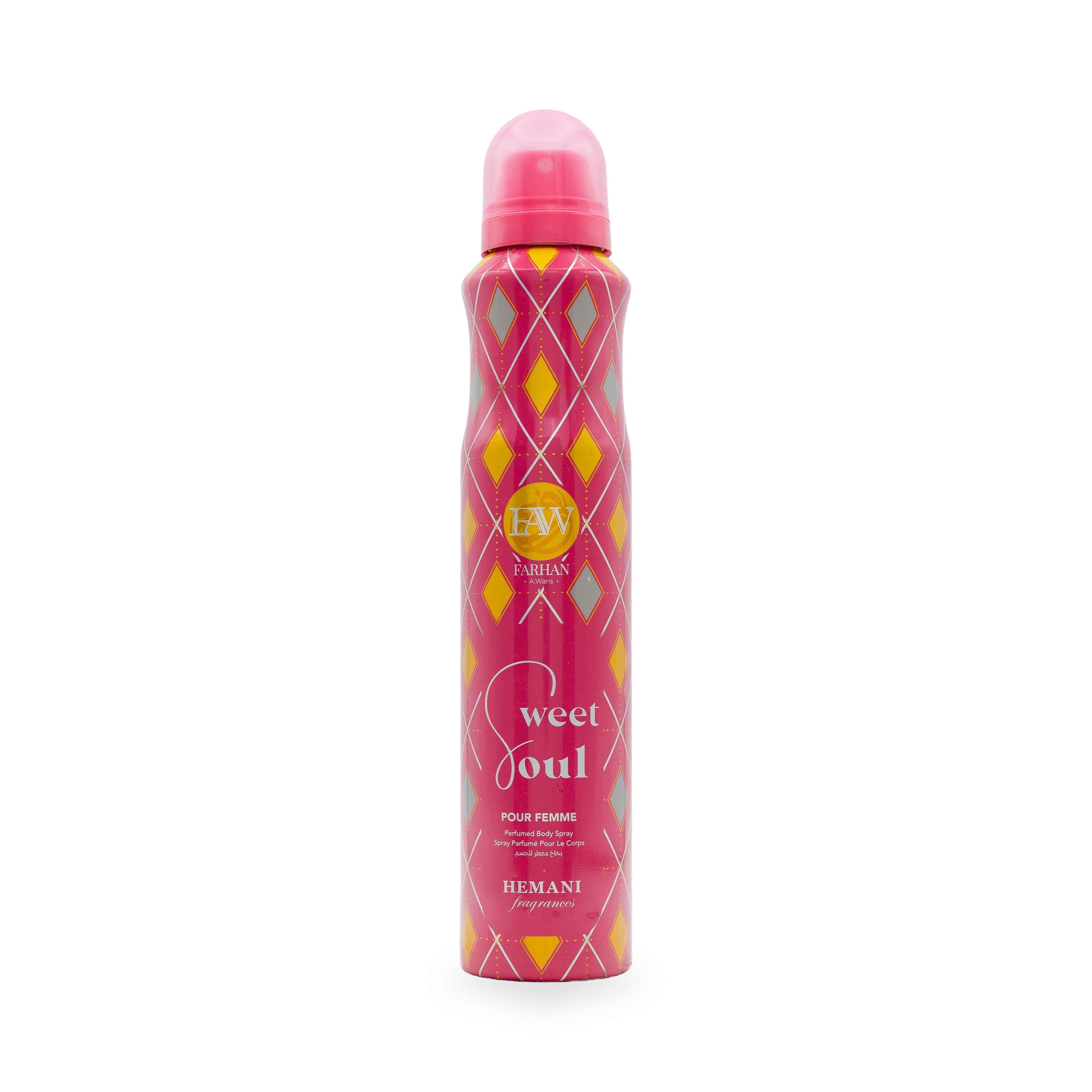 FAW Sweet Soul Body Spray for Women 200ml