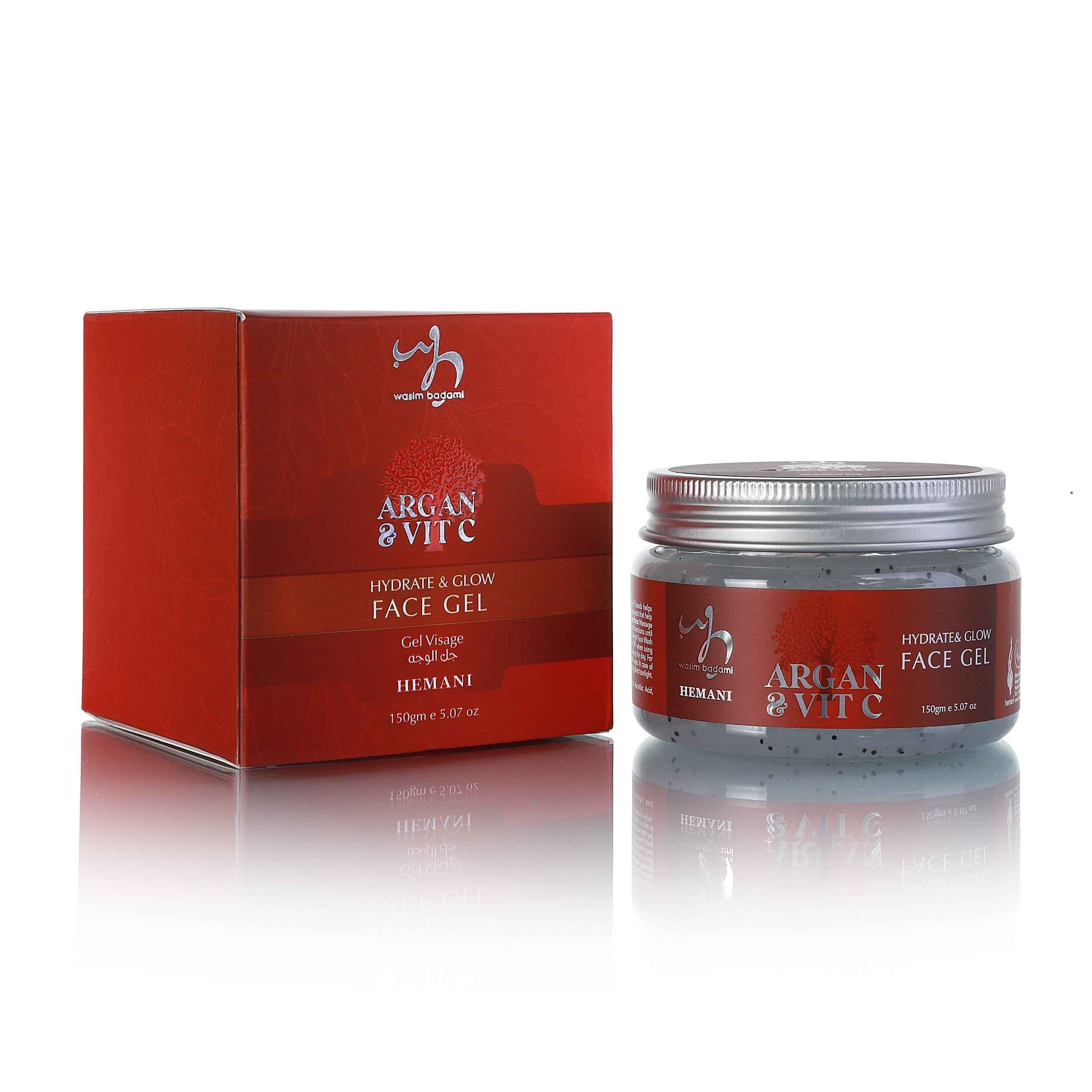 Hydrate & Glow Vitamin C Face Gel with Argan Oil 150gm
