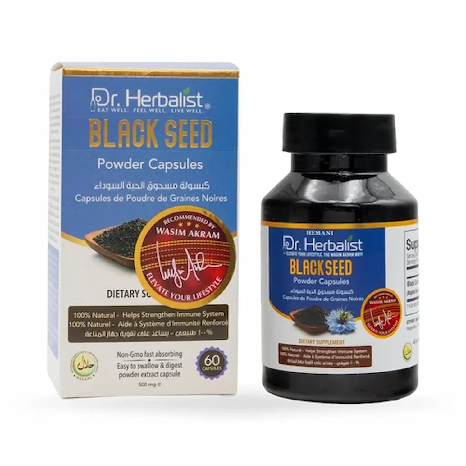 Dr. Herbalist Black Seed Powder Capsules 500mg