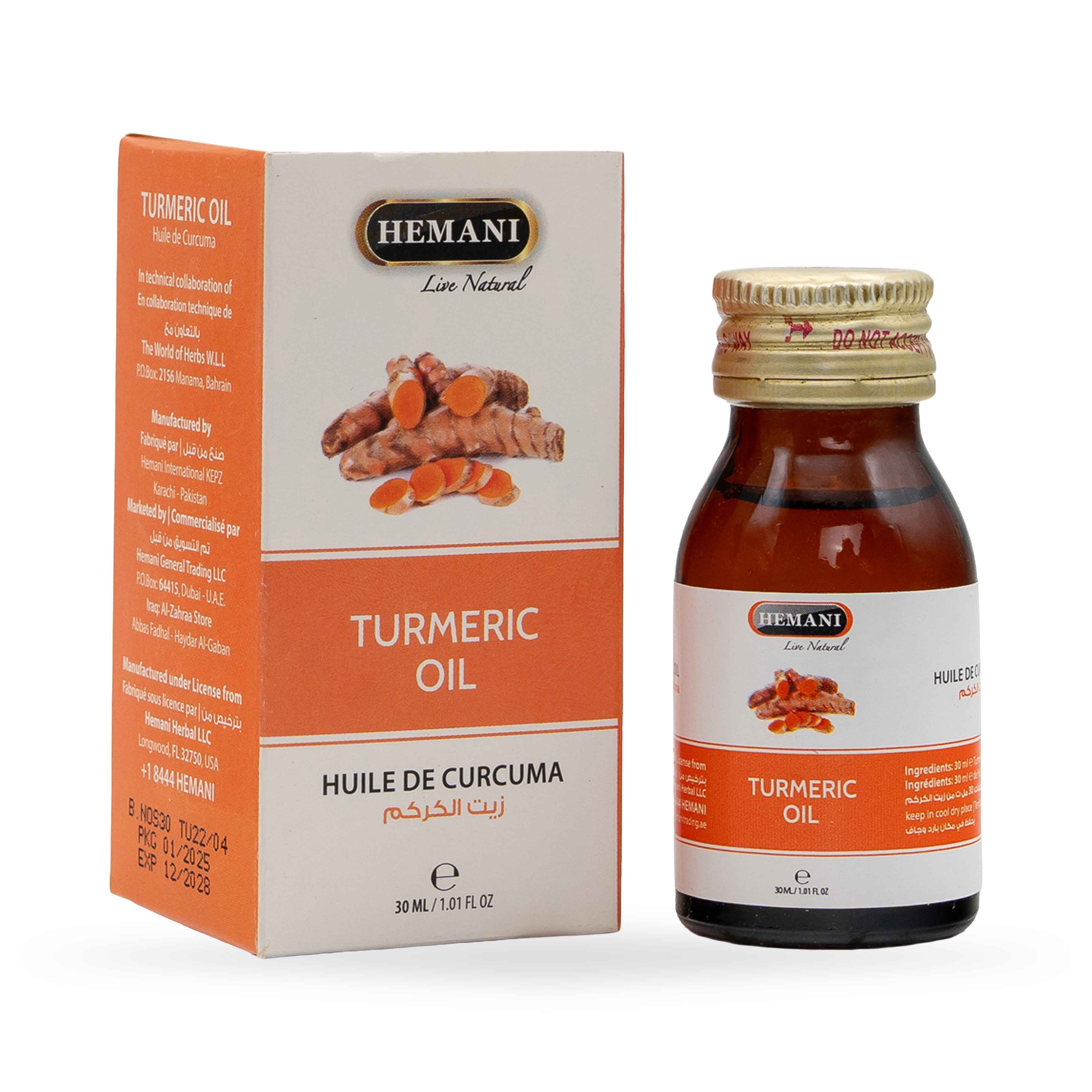 Herbal Oil 30ml - Turmeric