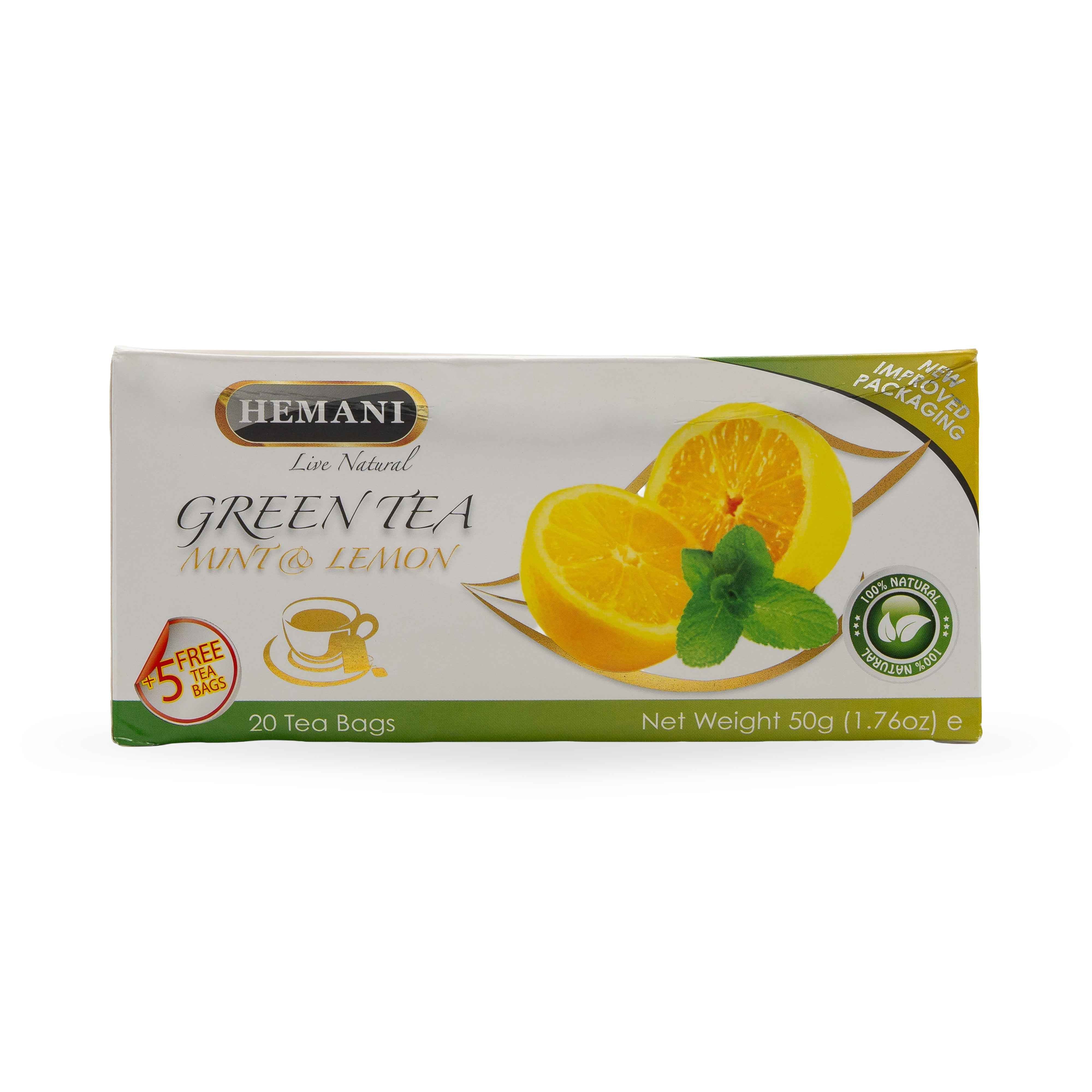 Mint & Lemon Green Tea - 20 Tea Bags
