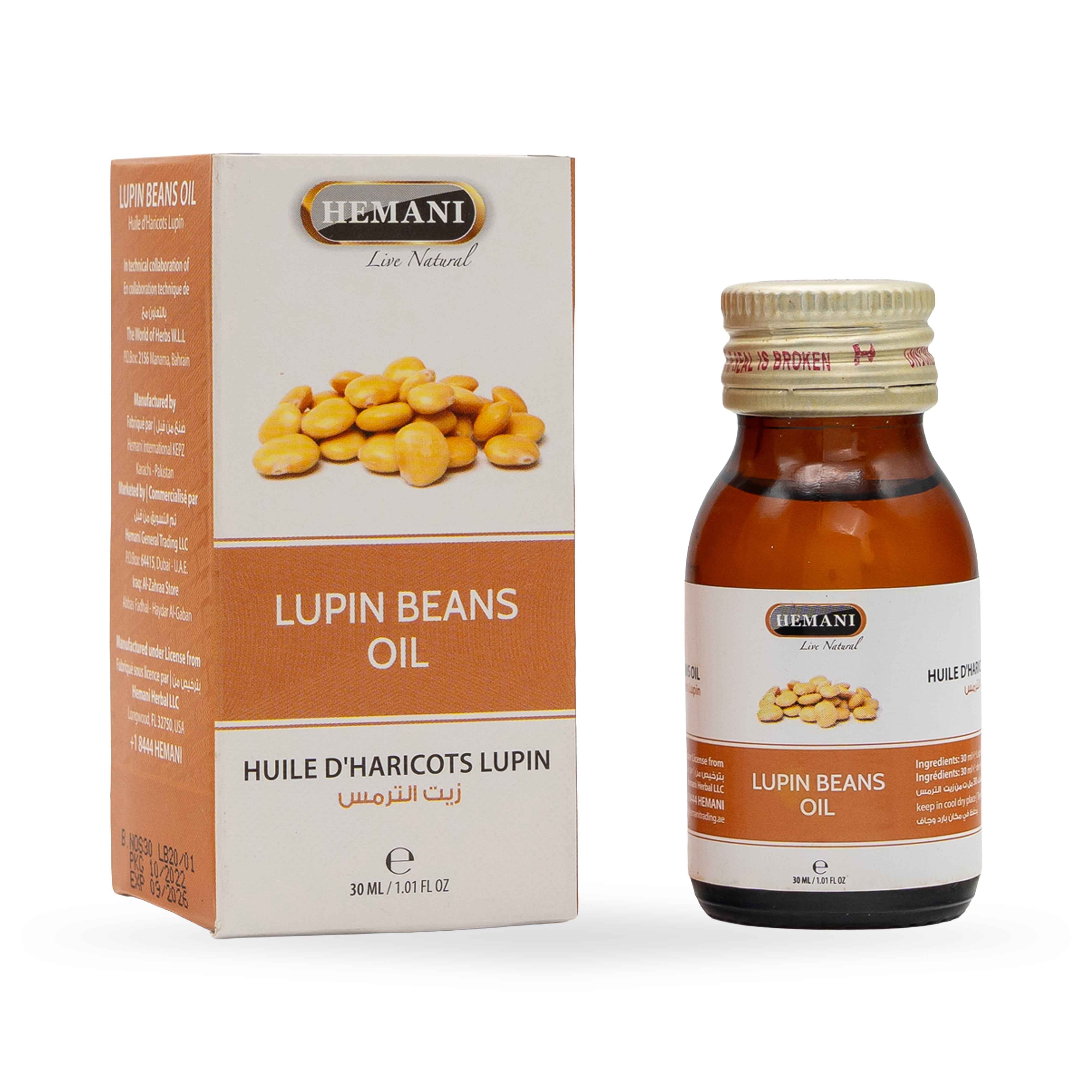 Herbal Oil 30ml - Lupin Bean