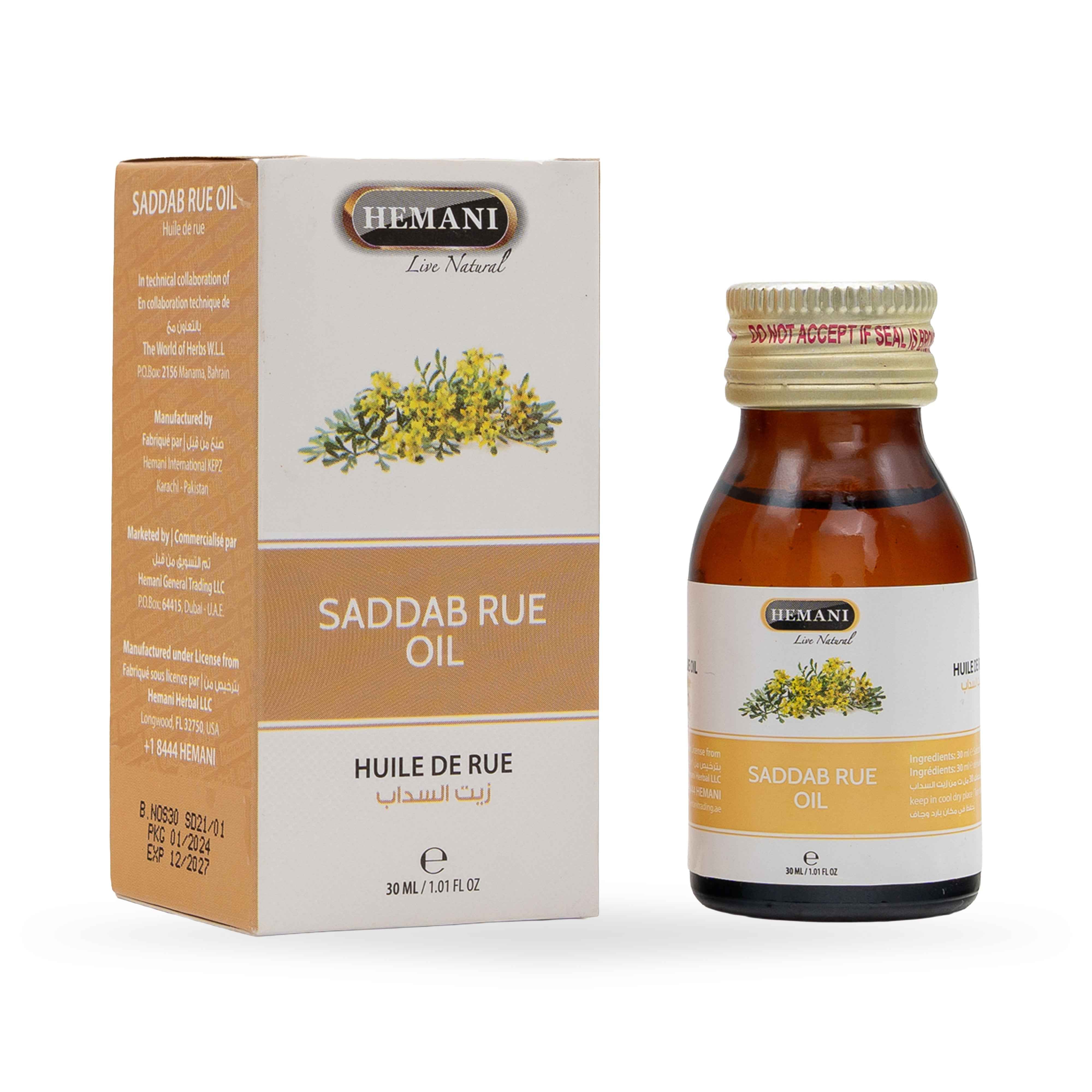 Herbal Oil 30ml - Saddab Rue