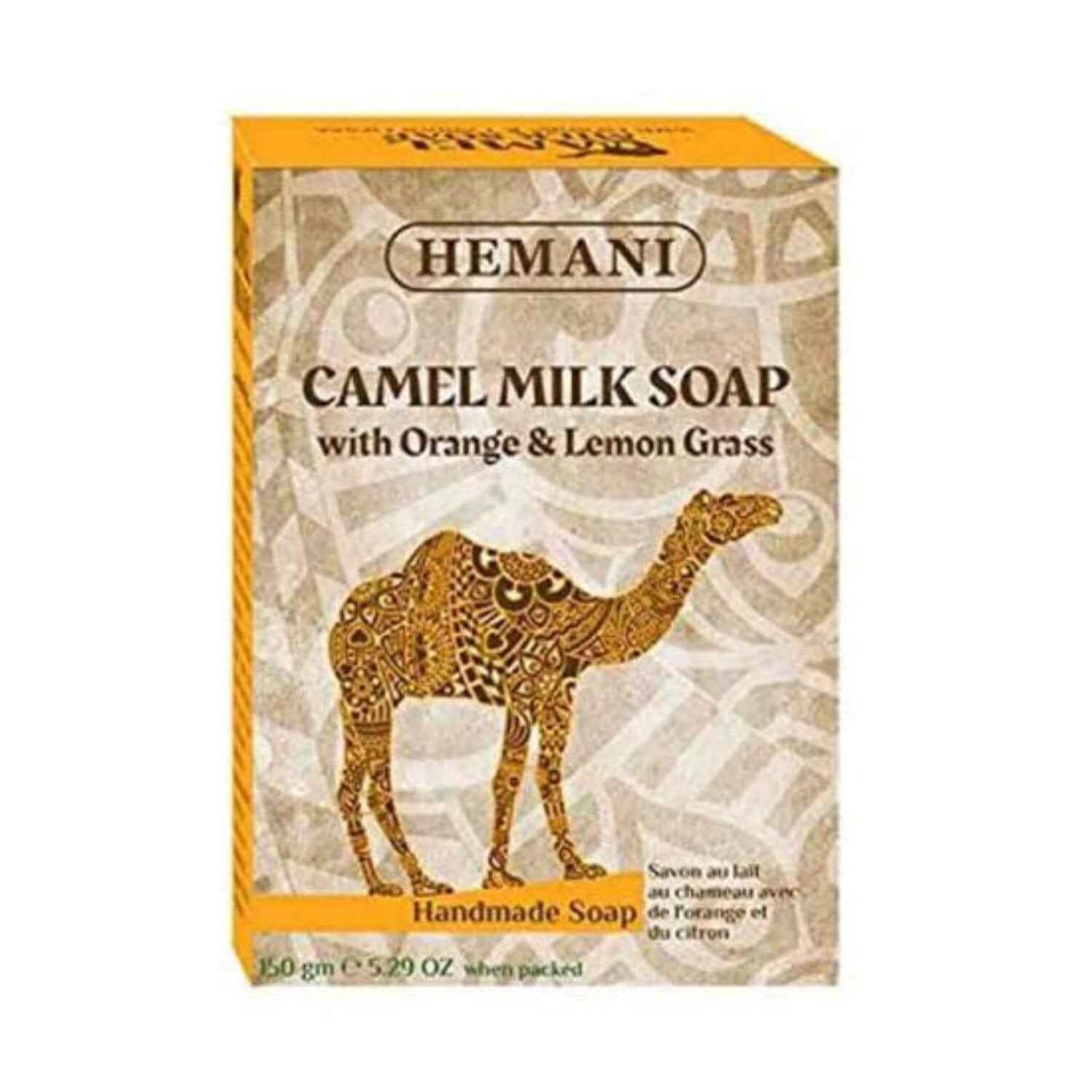 Camel Milk Soap - Orange & Lemongrass 150g