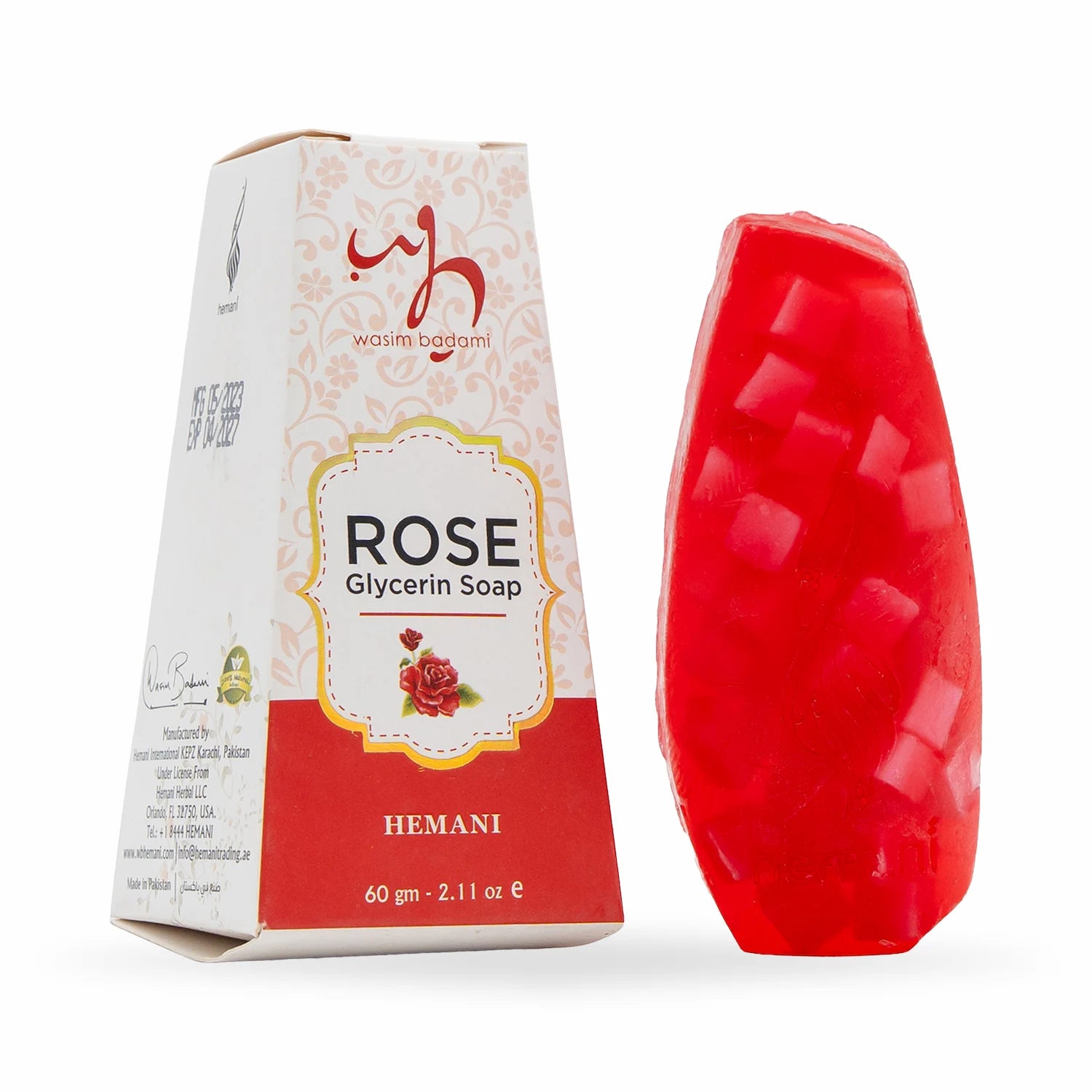 Transparent Glycerin Soap - Rose
