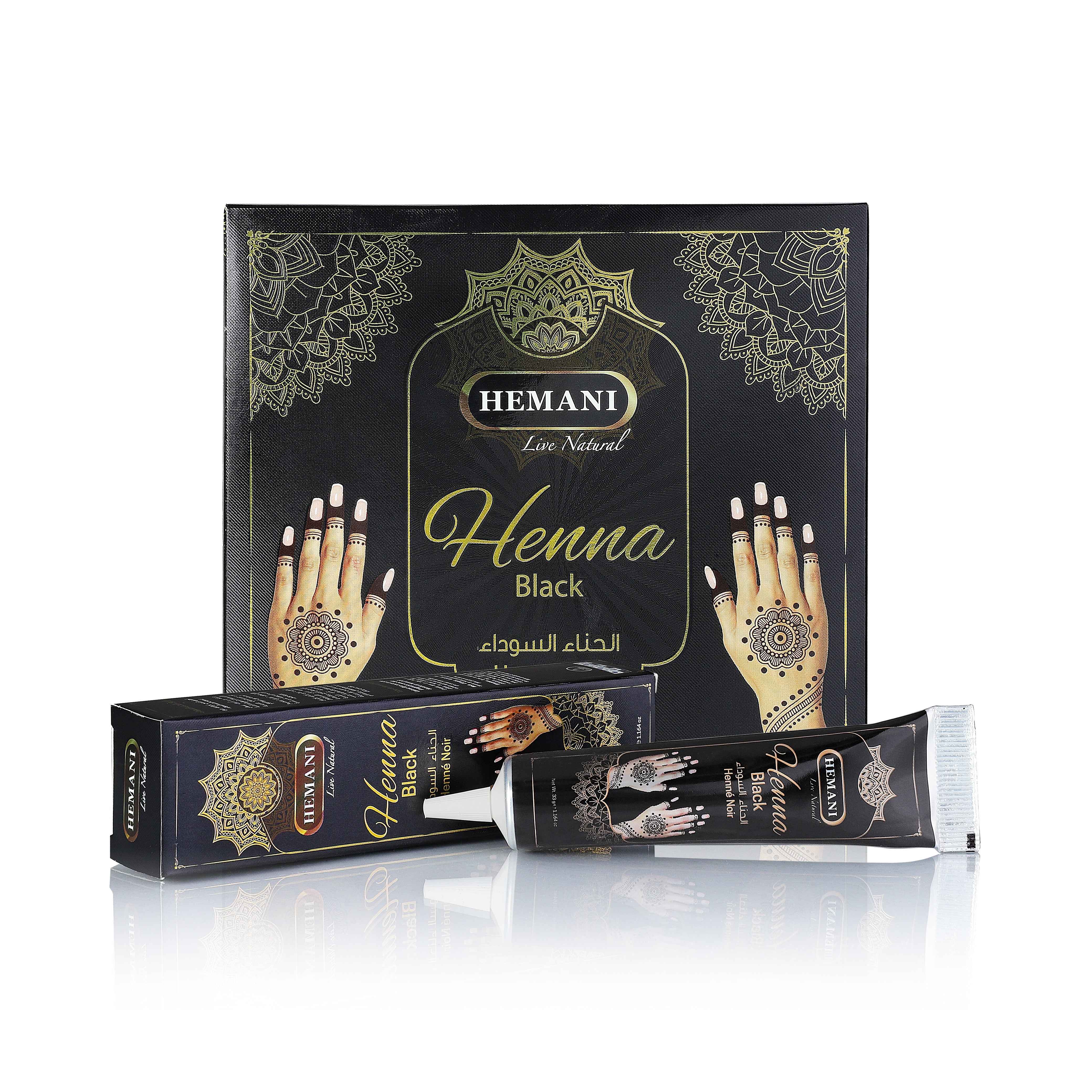 Herbal Henna Tube – Black 33g