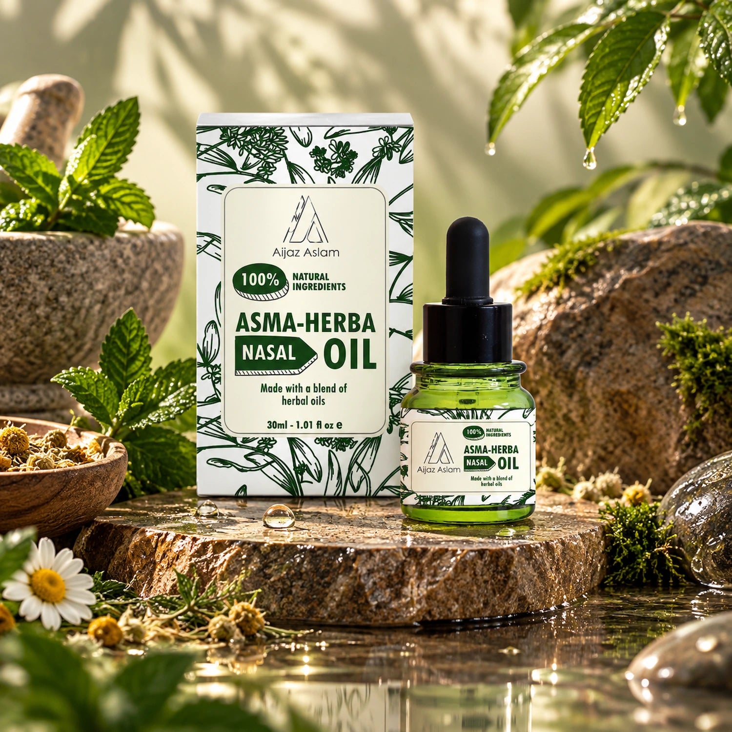 Asma Herba - Herbal Nasal Oil for Asthma Relief