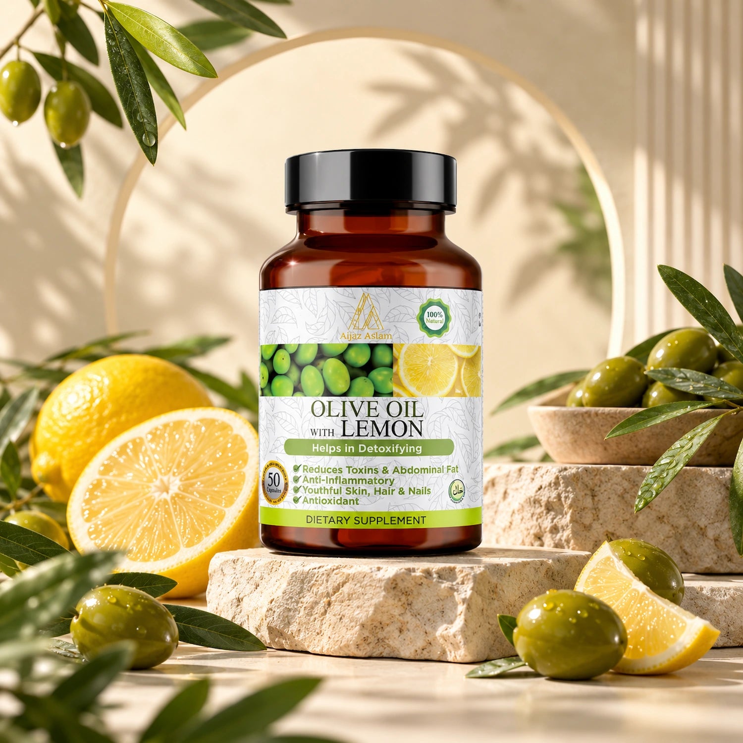 Herbal Dietary Supplement – Olive with Lemon Oil Capsule | Aijaz Aslam