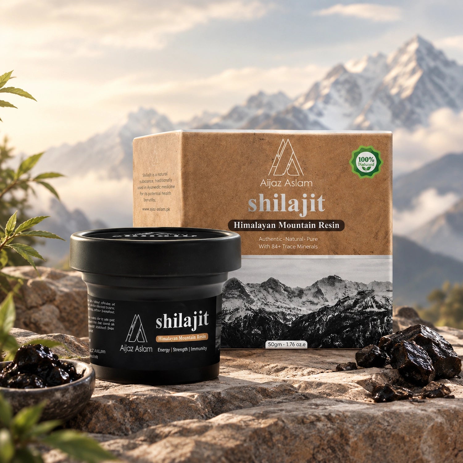 Pure Shilajit Himalayan Resin | Aijaz Aslam