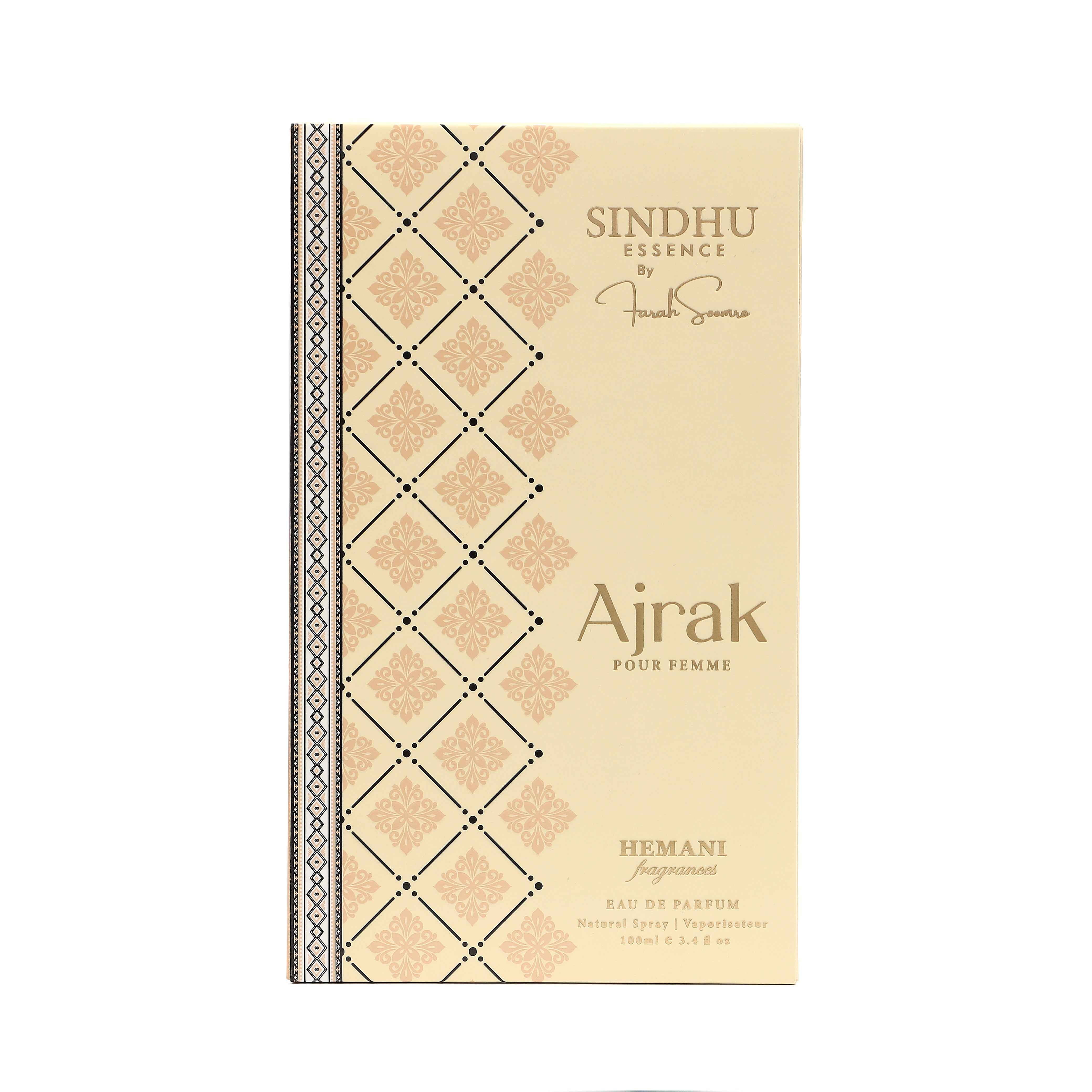 SINDHU ESSENCE AJRAK – POUR FEMME