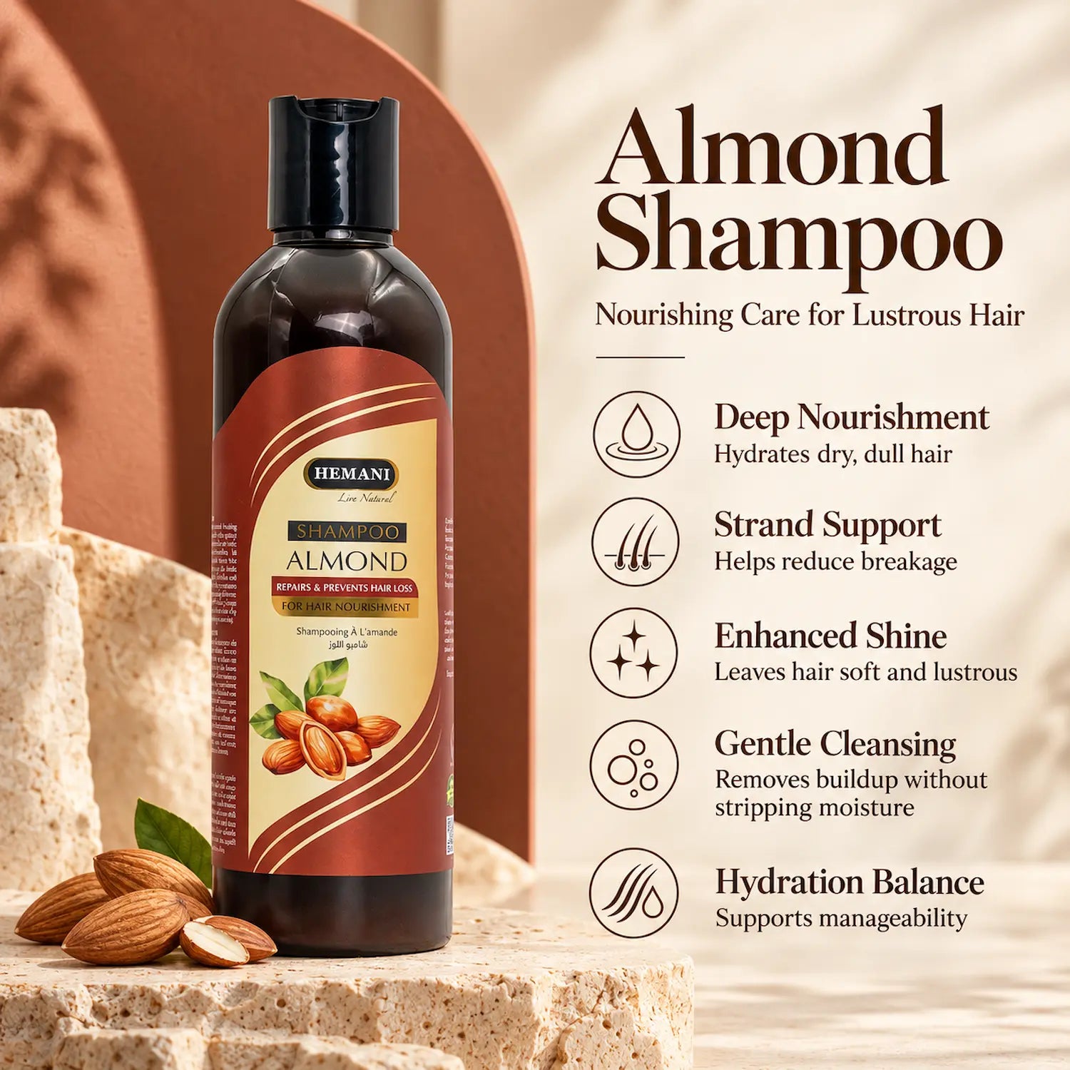 Almond Shampoo 350ml