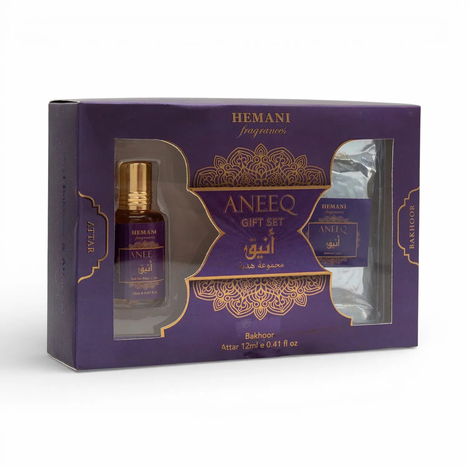 Aneeq Bakhoor & Attar Gift Set
