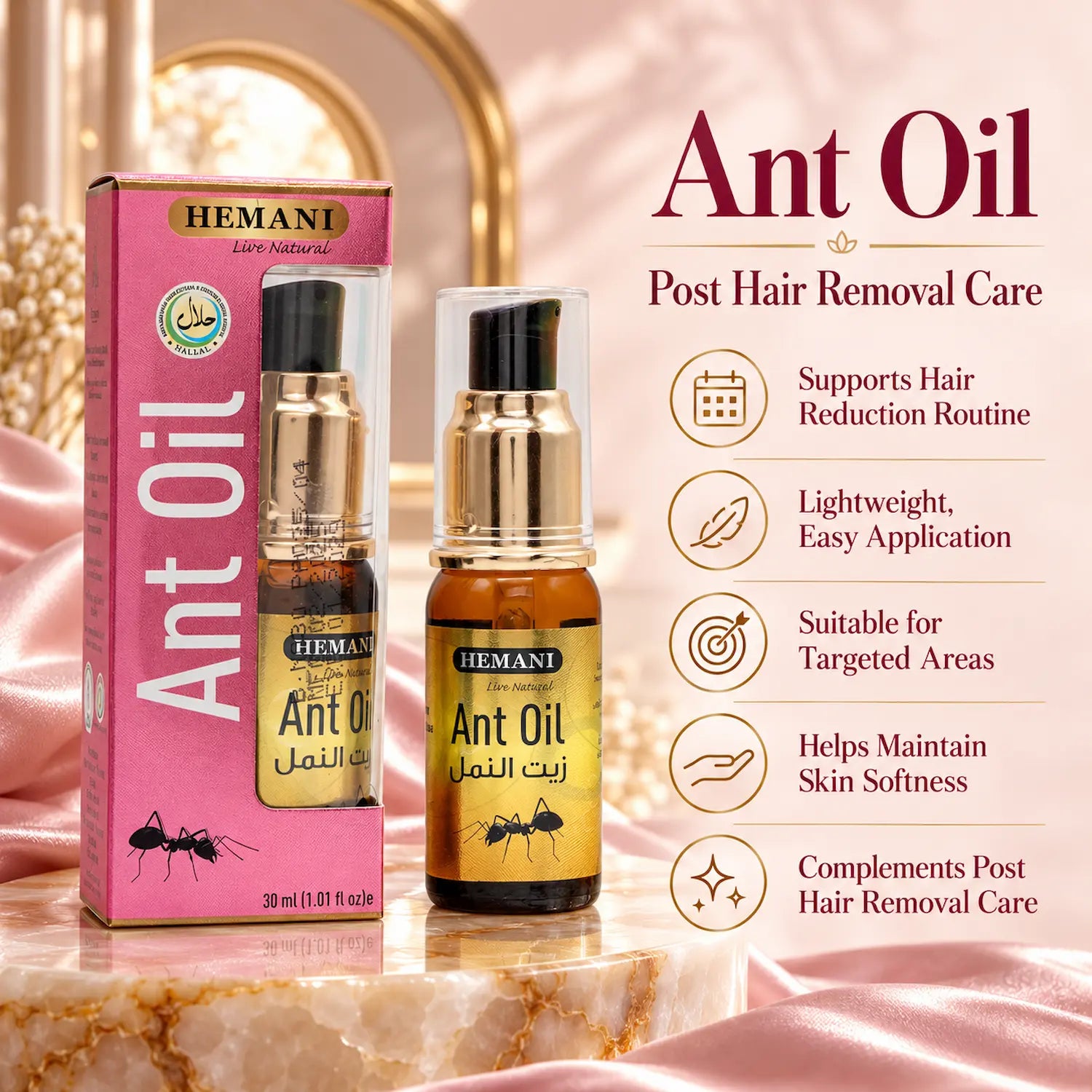 Ant Oil for Slow Hair Growth 30ml