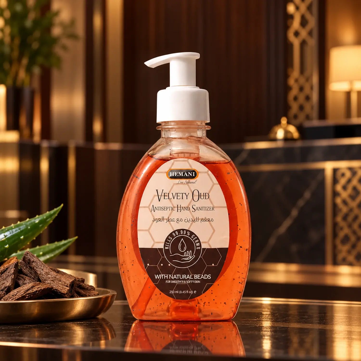 Antiseptic Hand Sanitizer 250ml - Velvety Oud