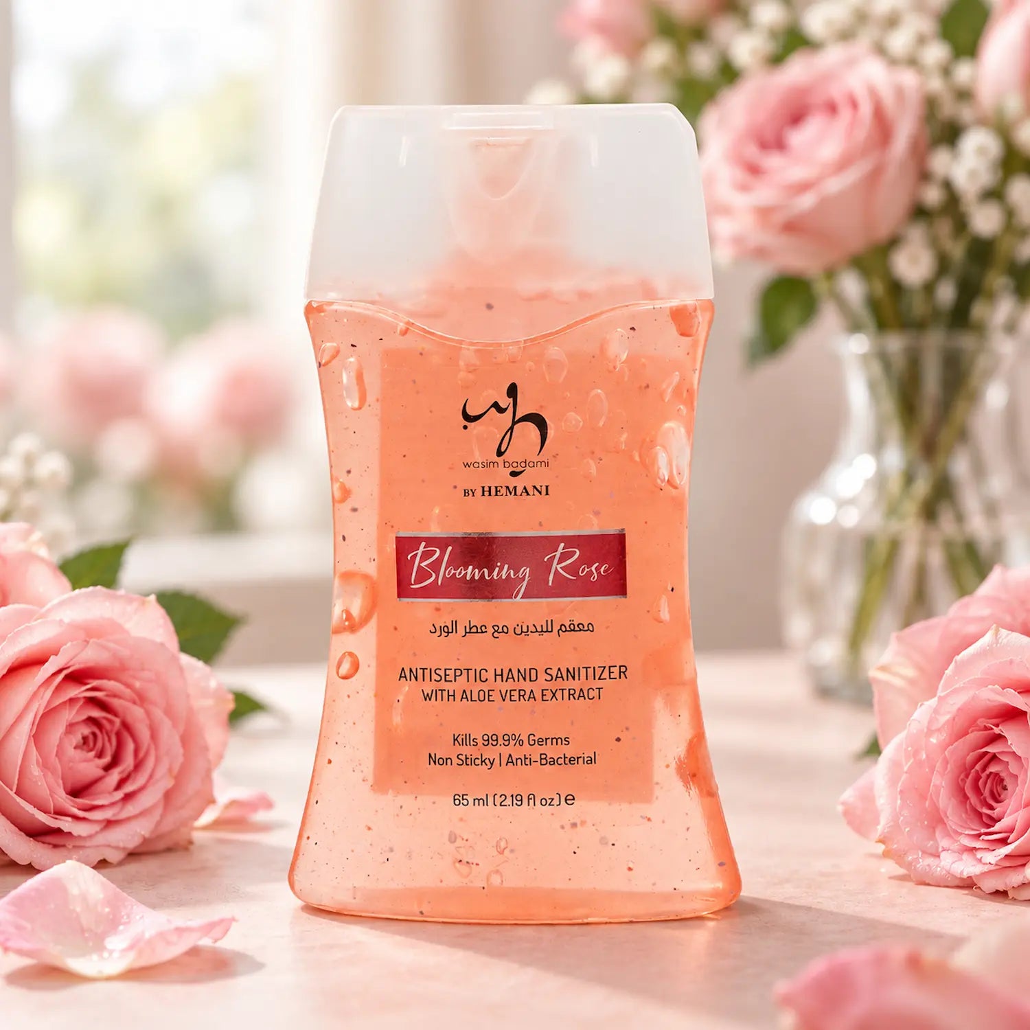 Antiseptic Hand Sanitizer 65ml - Blooming Rose