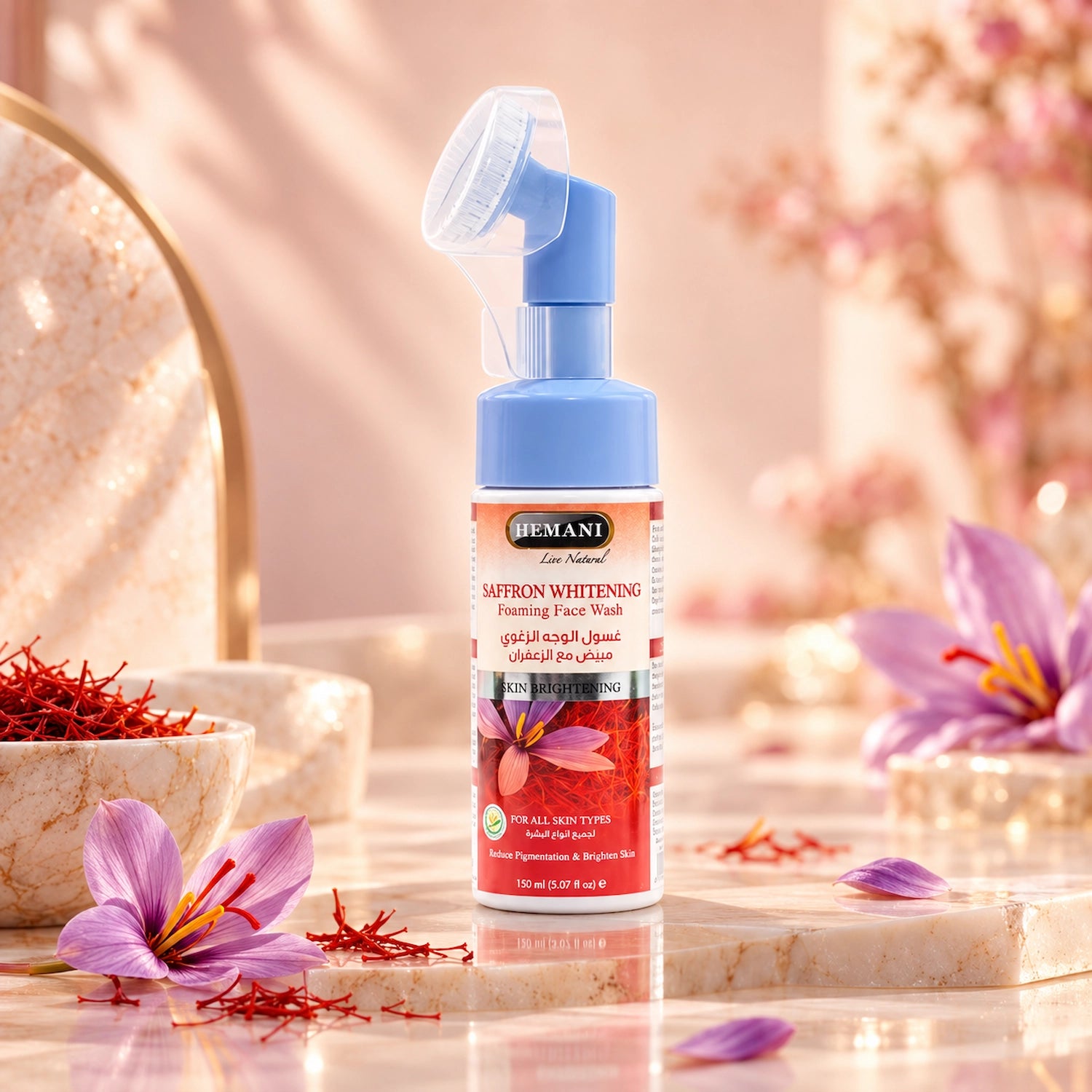Brightening Saffron Foaming Face Wash 150ml
