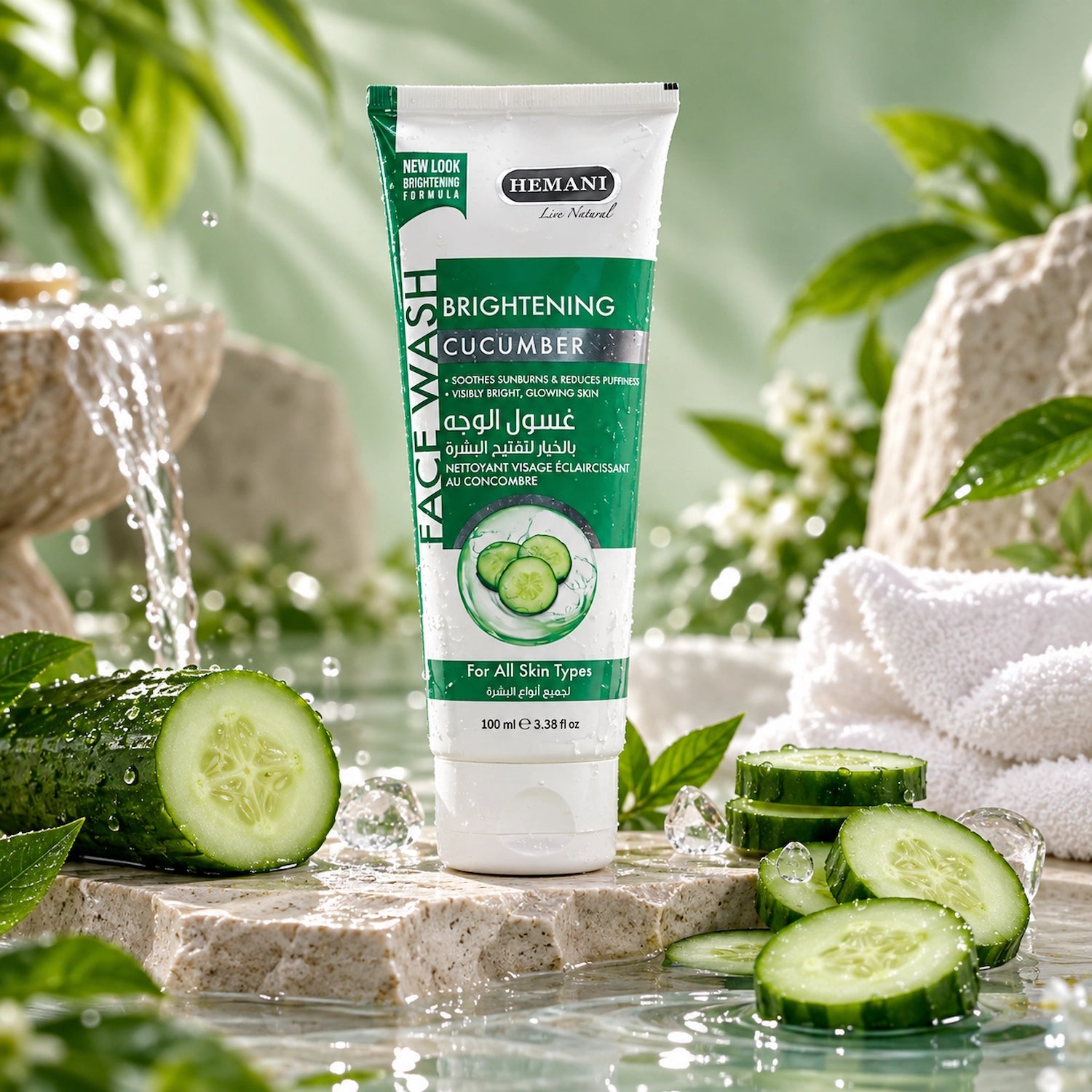 Brightening Cucumber Face Wash 100ml