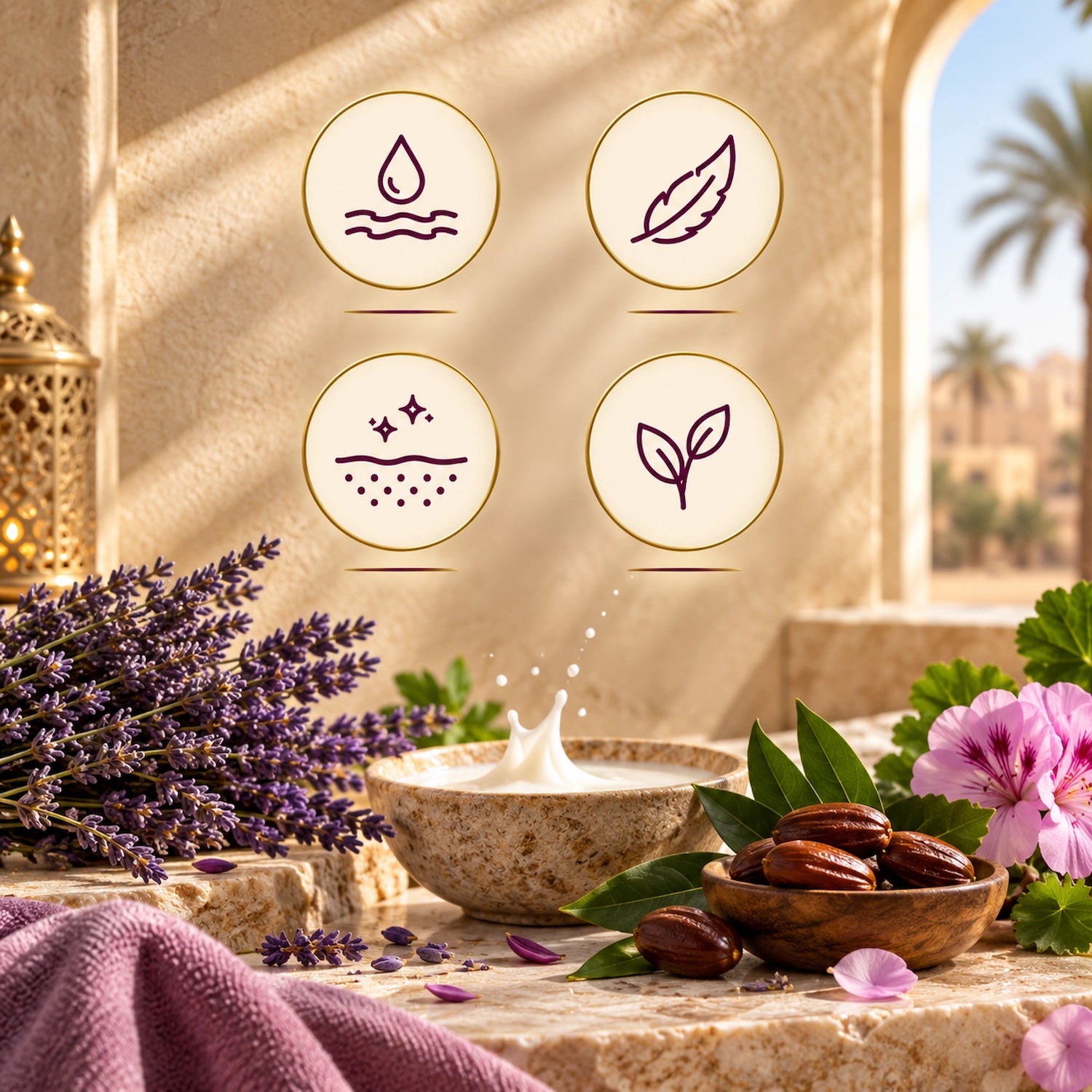 Camel Milk Soap - Lavender, Jojoba, Geranium