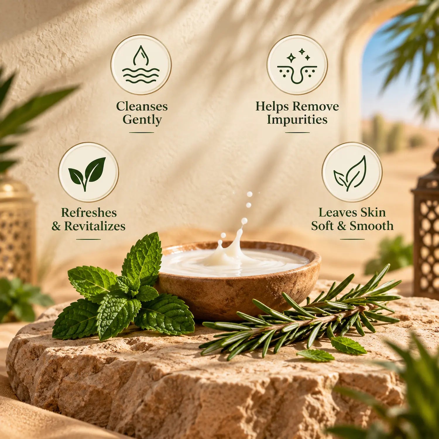 Camel Milk Soap - Rosemary & Peppermint