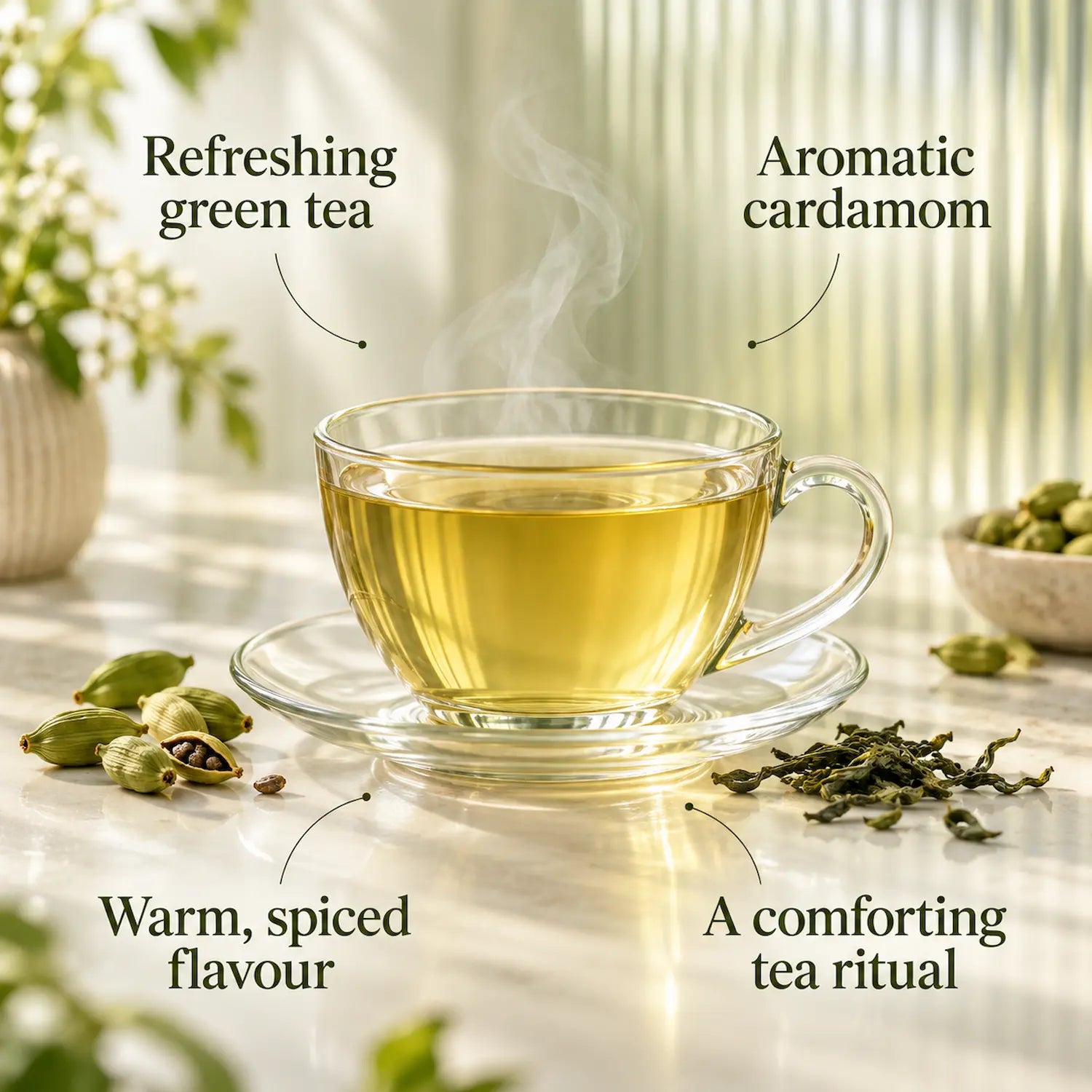 Cardamom Green Tea – 20 Tea Bags