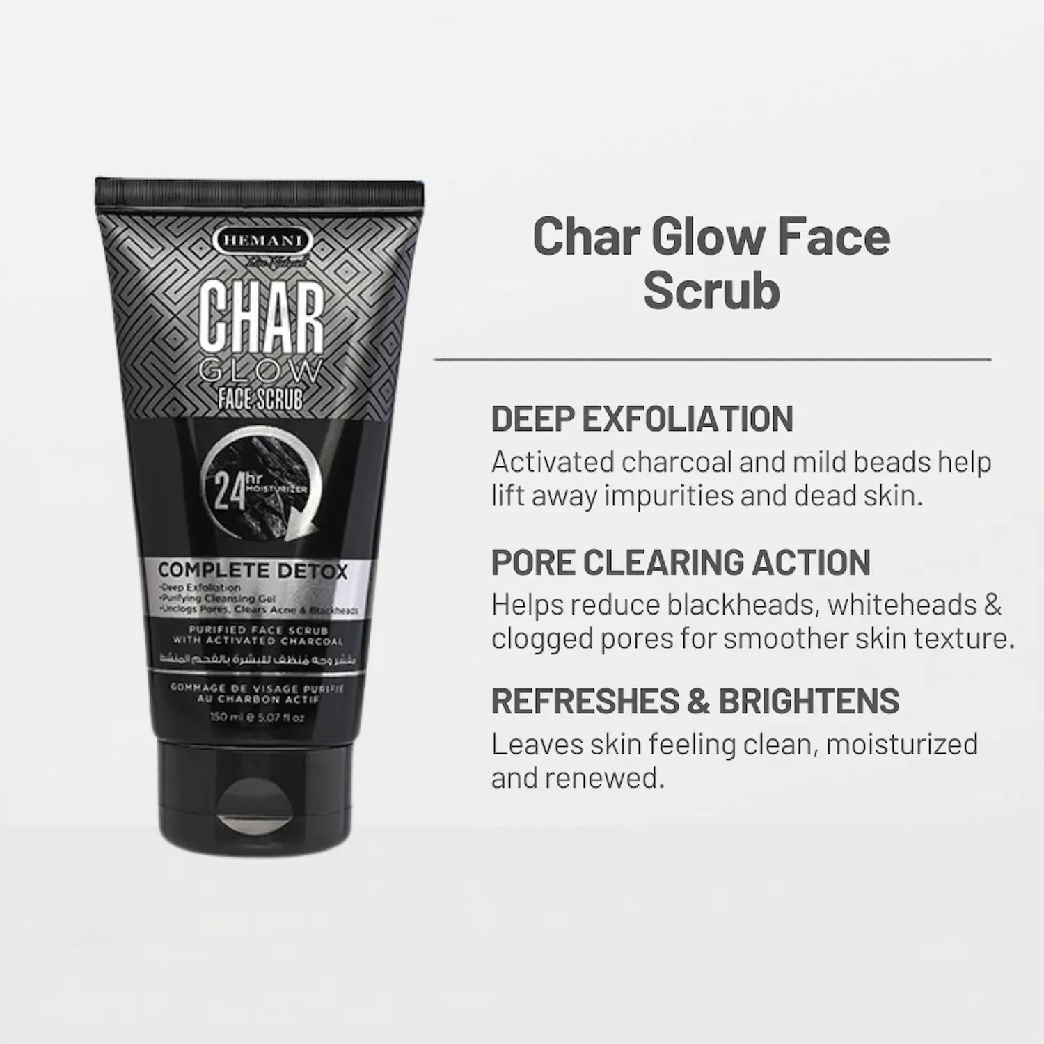 Char Glow Face Scrub 150ml