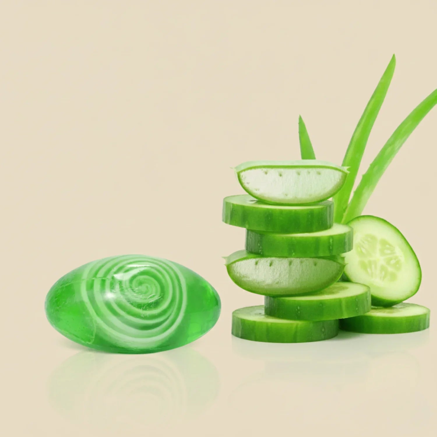Cucumber & Aloe Vera Noodle Soap 100gm