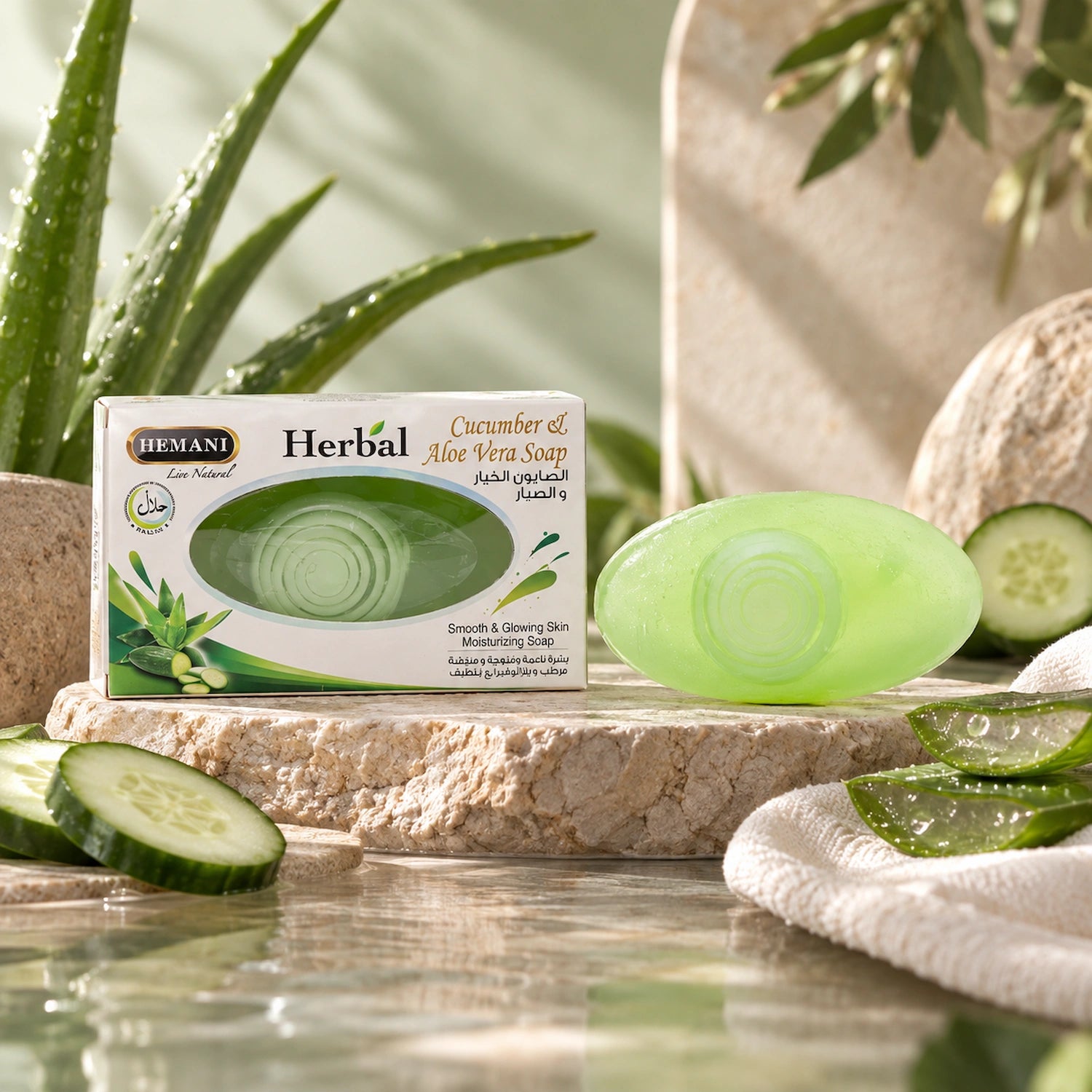 Cucumber & Aloe Vera Noodle Soap 100gm