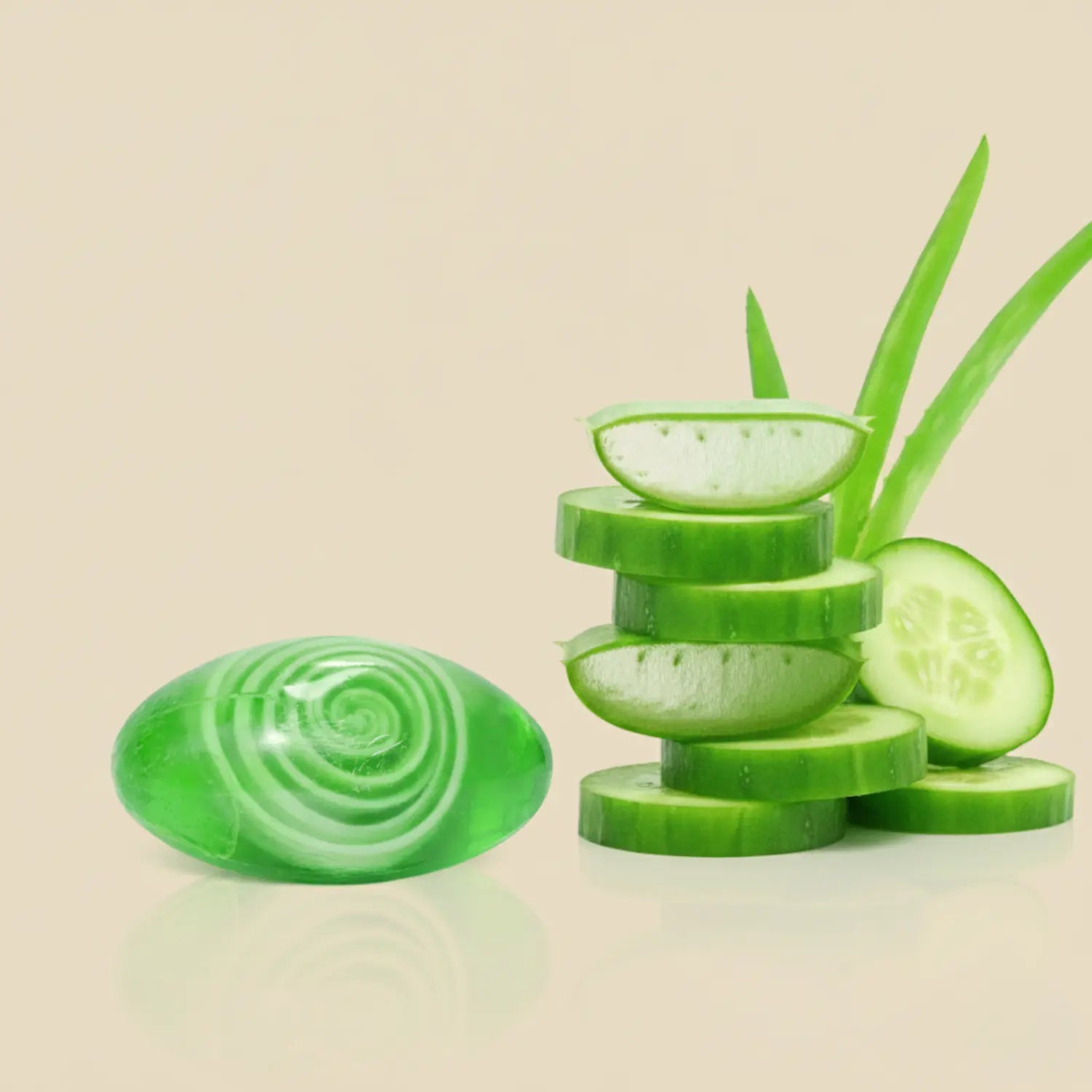 Cucumber & Aloe Vera Noodle Soap 100gm