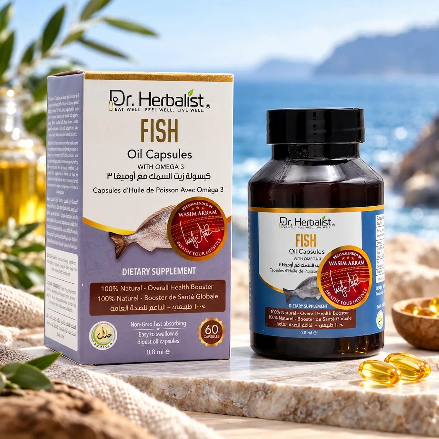 Dr. Herbalist Fish Oil Capsules With Omega-3