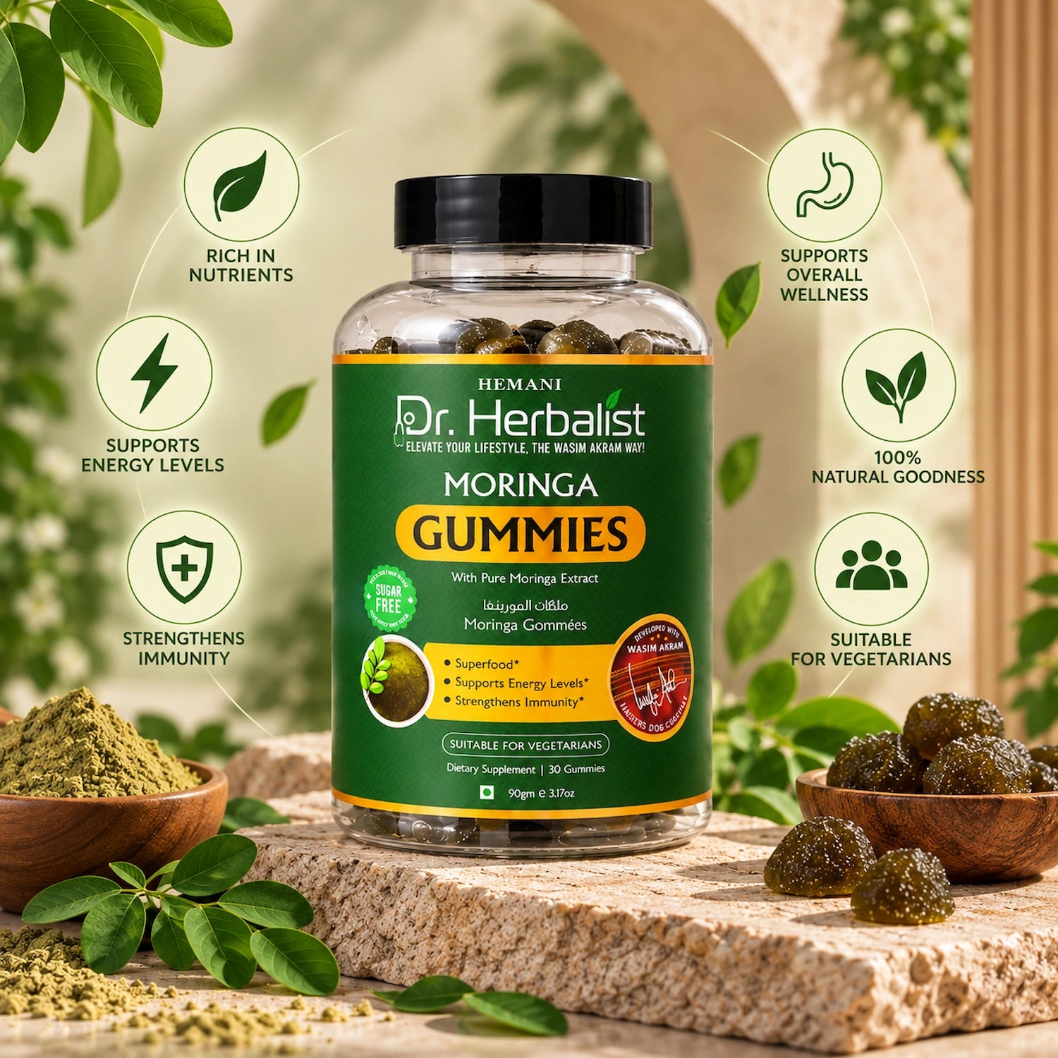 Dr. Herbalist Moringa Gummies 90gm