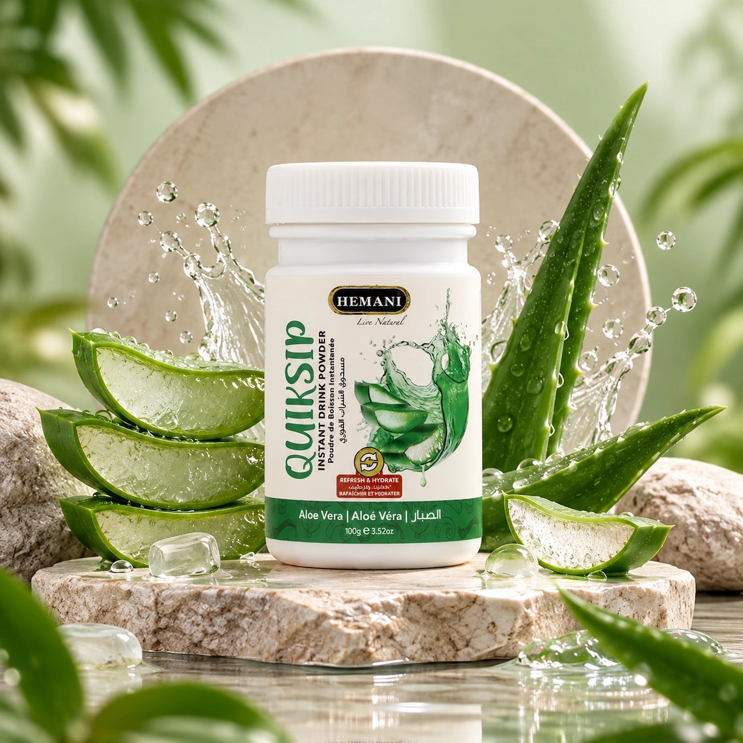 Dr. Herbalist Quiksip Instant Drink Powder 100gm – Aloe Vera