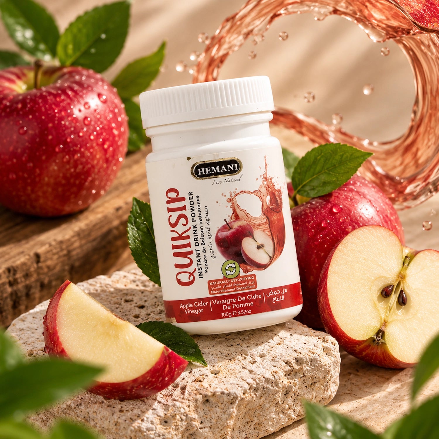 Dr. Herbalist Quiksip Instant Drink Powder 100gm – Apple Cider Vinegar