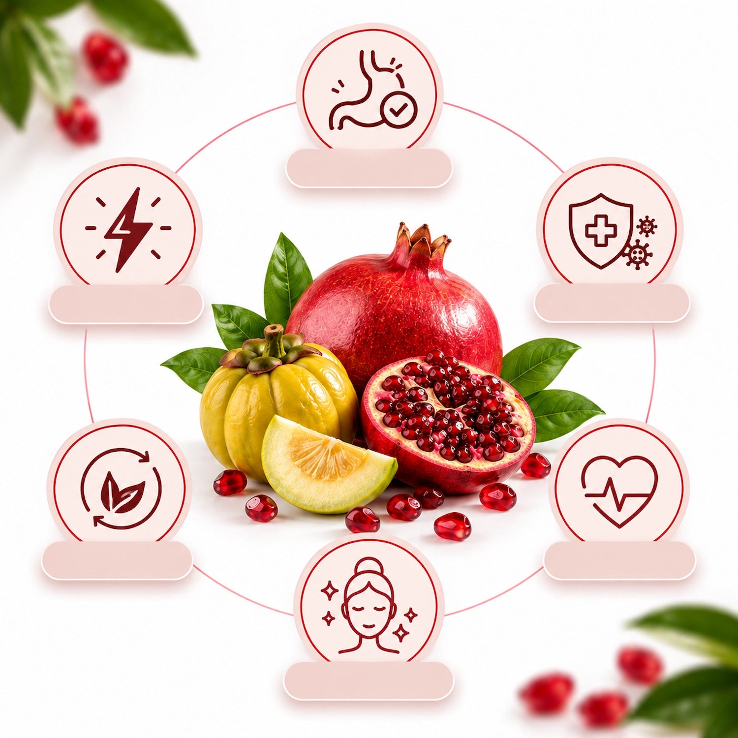 Dr. Herbalist Quiksip Instant Drink Powder 100gm – Garcina with Pomegranate