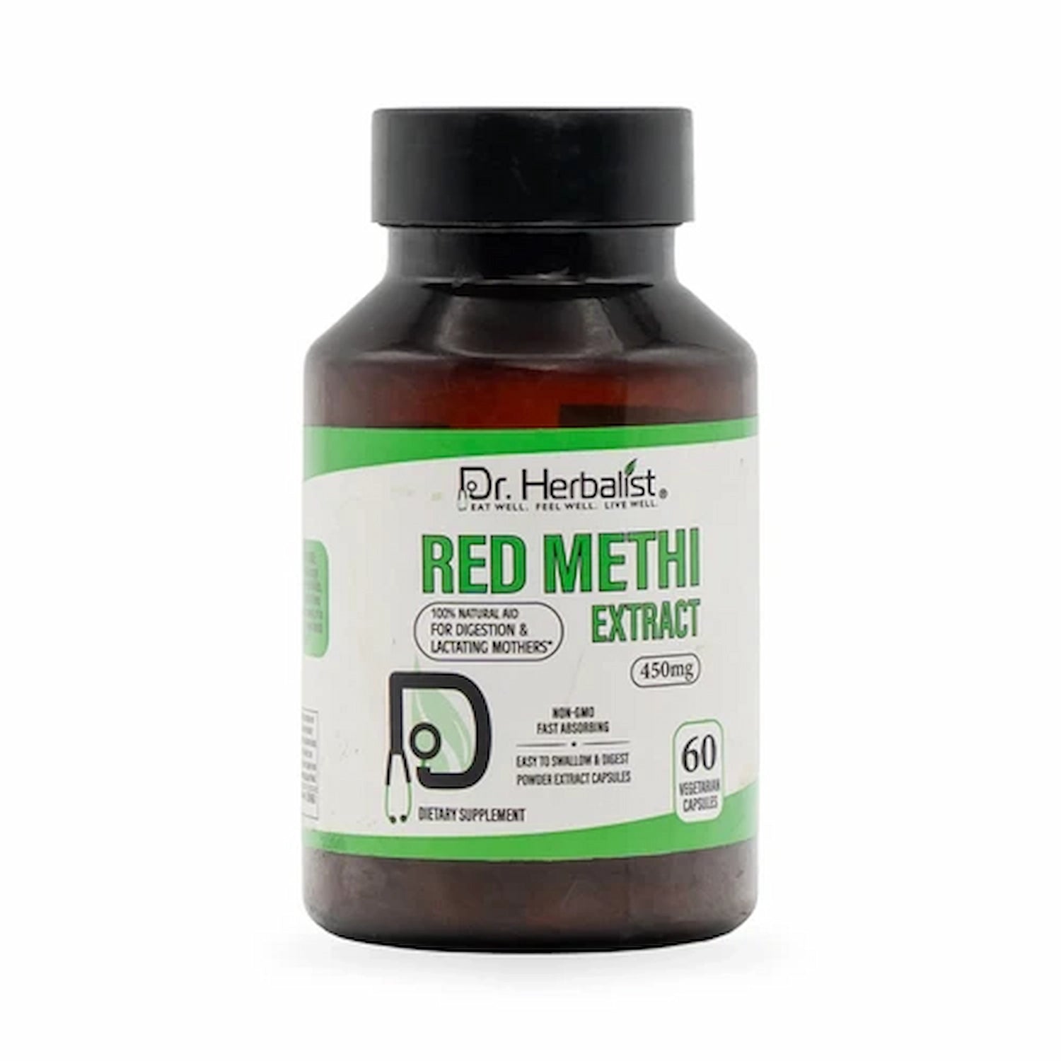 Dr. Herbalist Red Methi 450mg Dietary Supplement Capsule