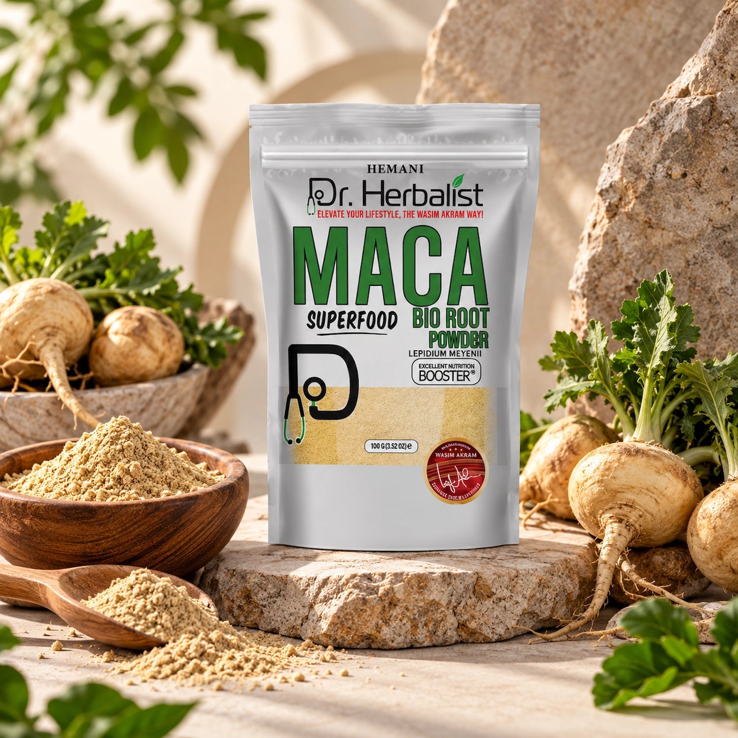 Dr. Herbalist Superfood – Maca Bio Root Powder 300gm