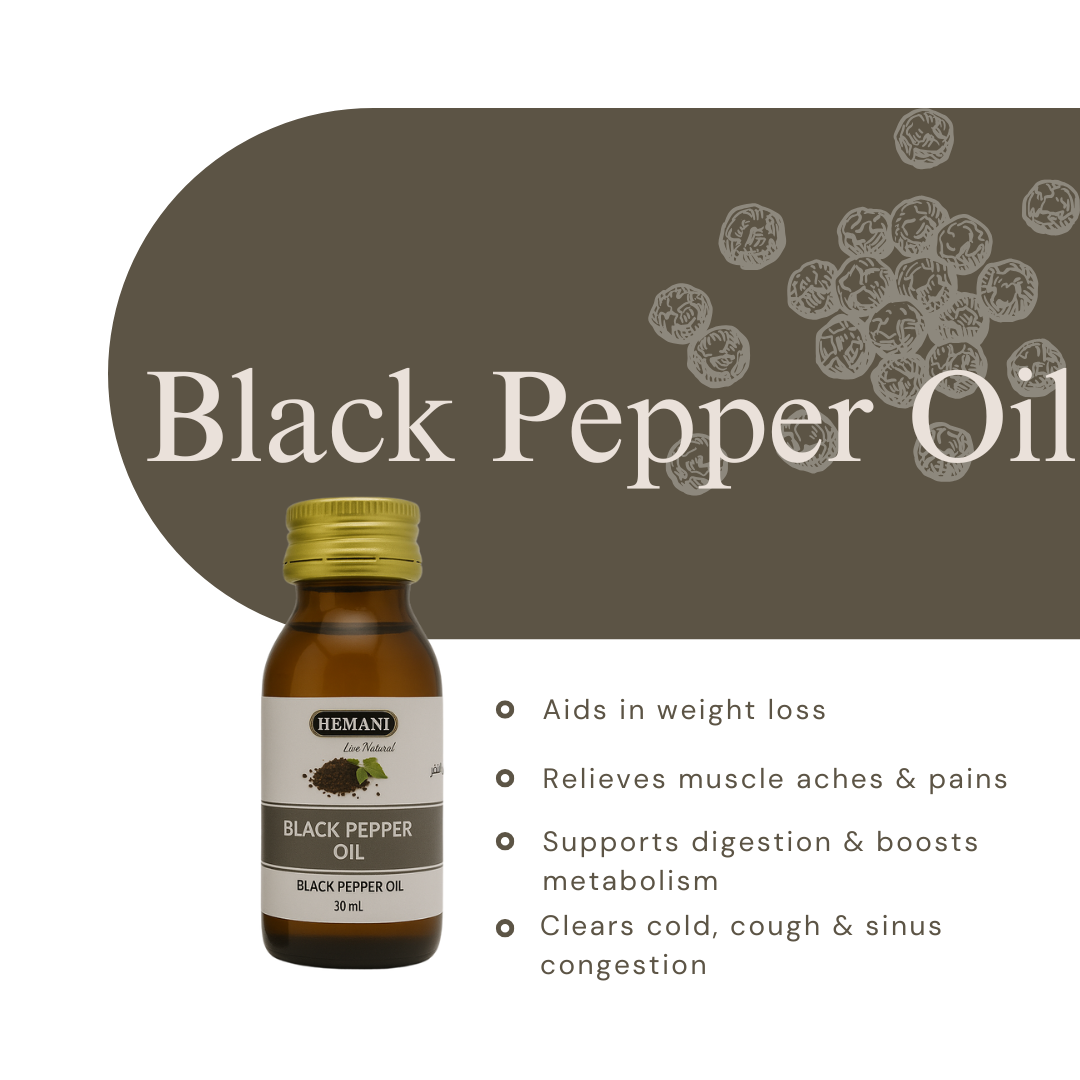 Black Pepper Herbal Oil 30ml