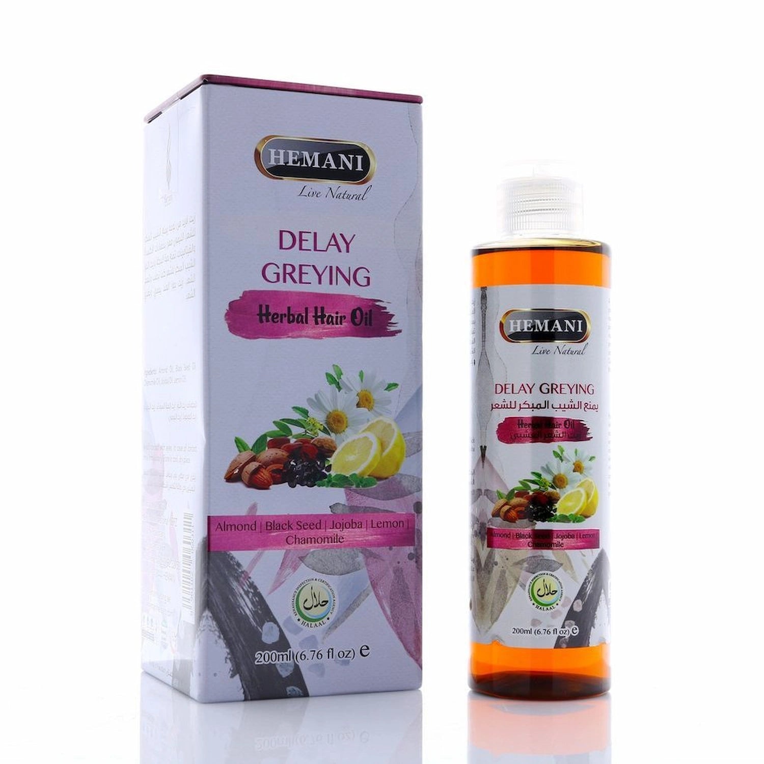 Delay Greying Herbal Hair Oil 200ml