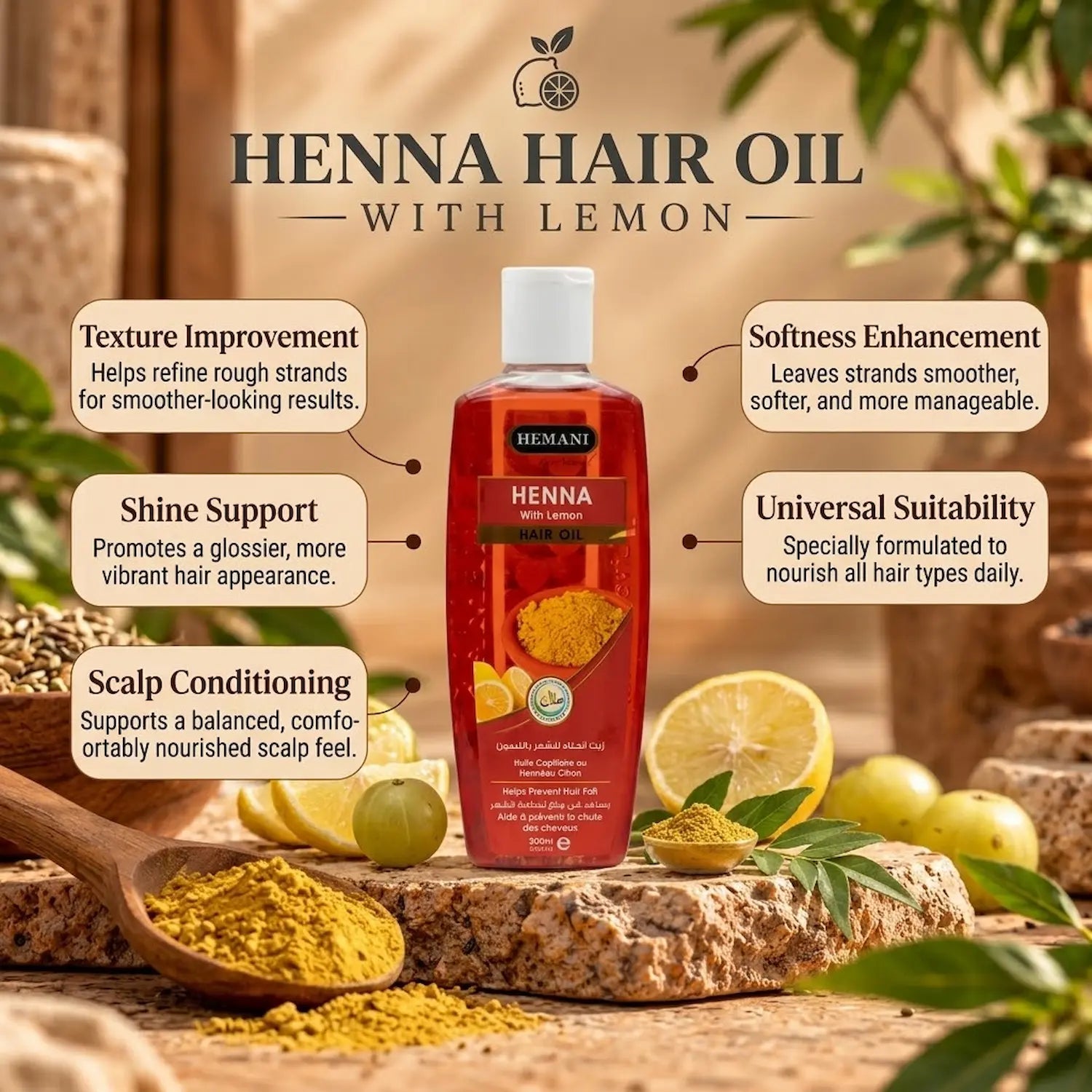 Henna Herbal Hair Oil 200ml