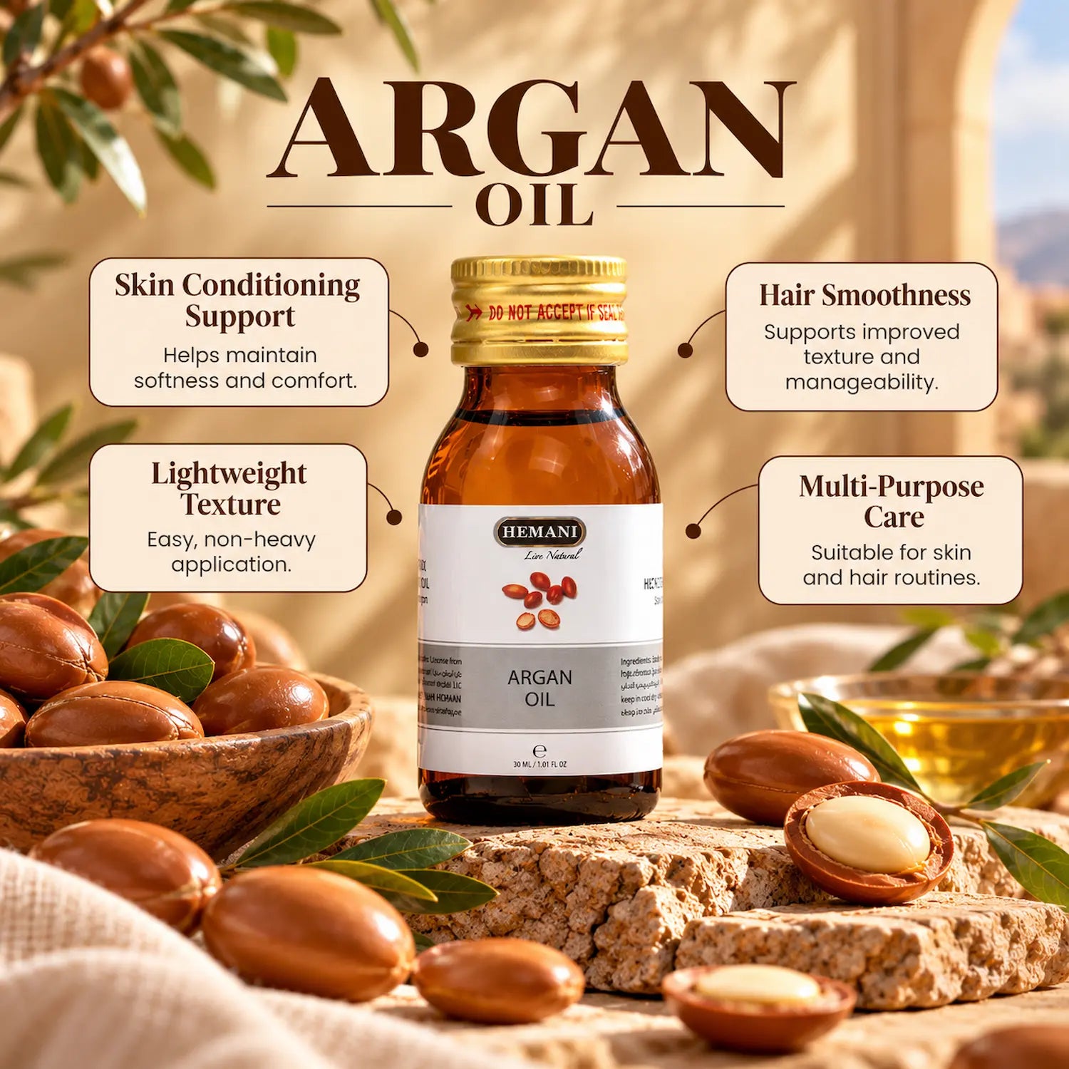 Herbal Oil 30ml - Argan