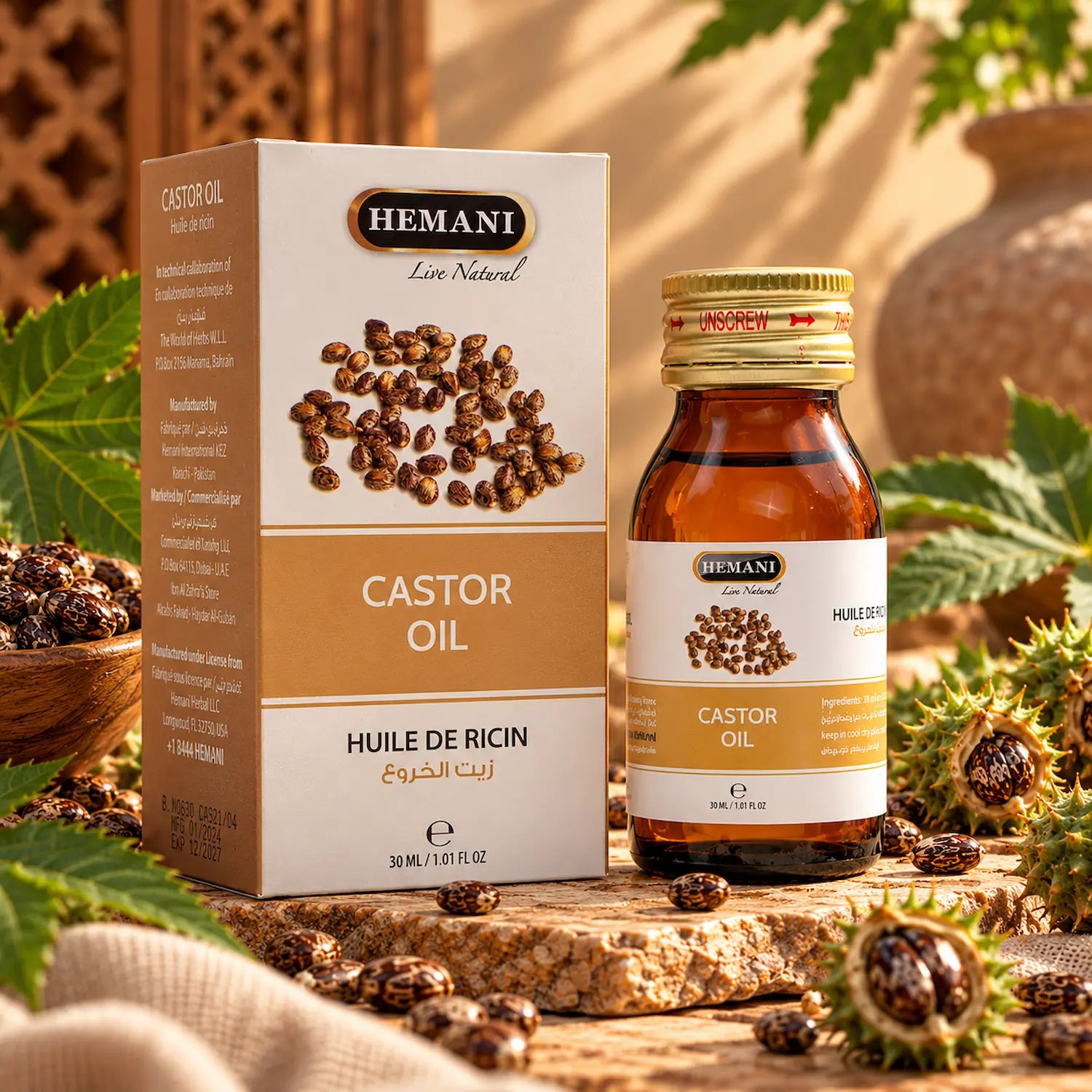 Herbal Oil 30ml - Castor