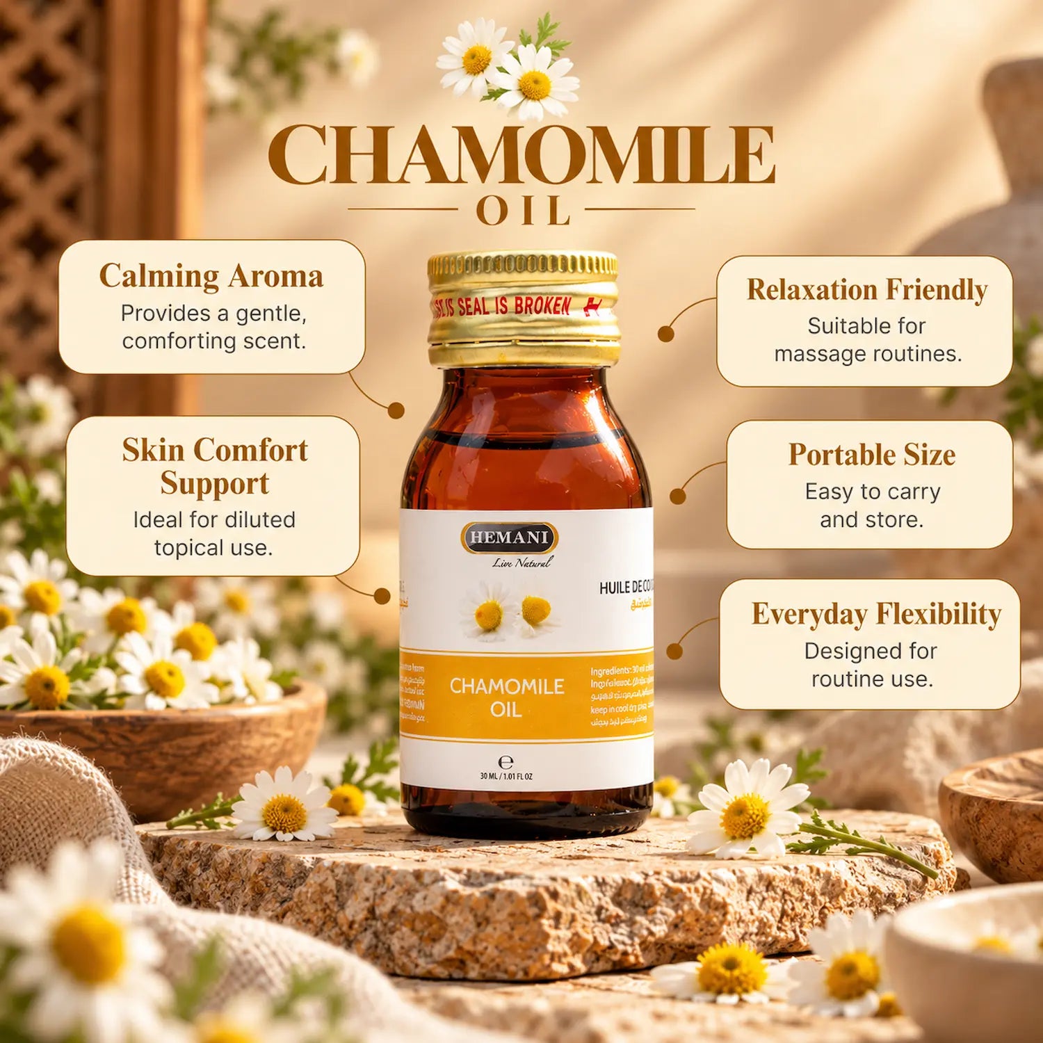 Herbal Oil 30ml - Chamomile