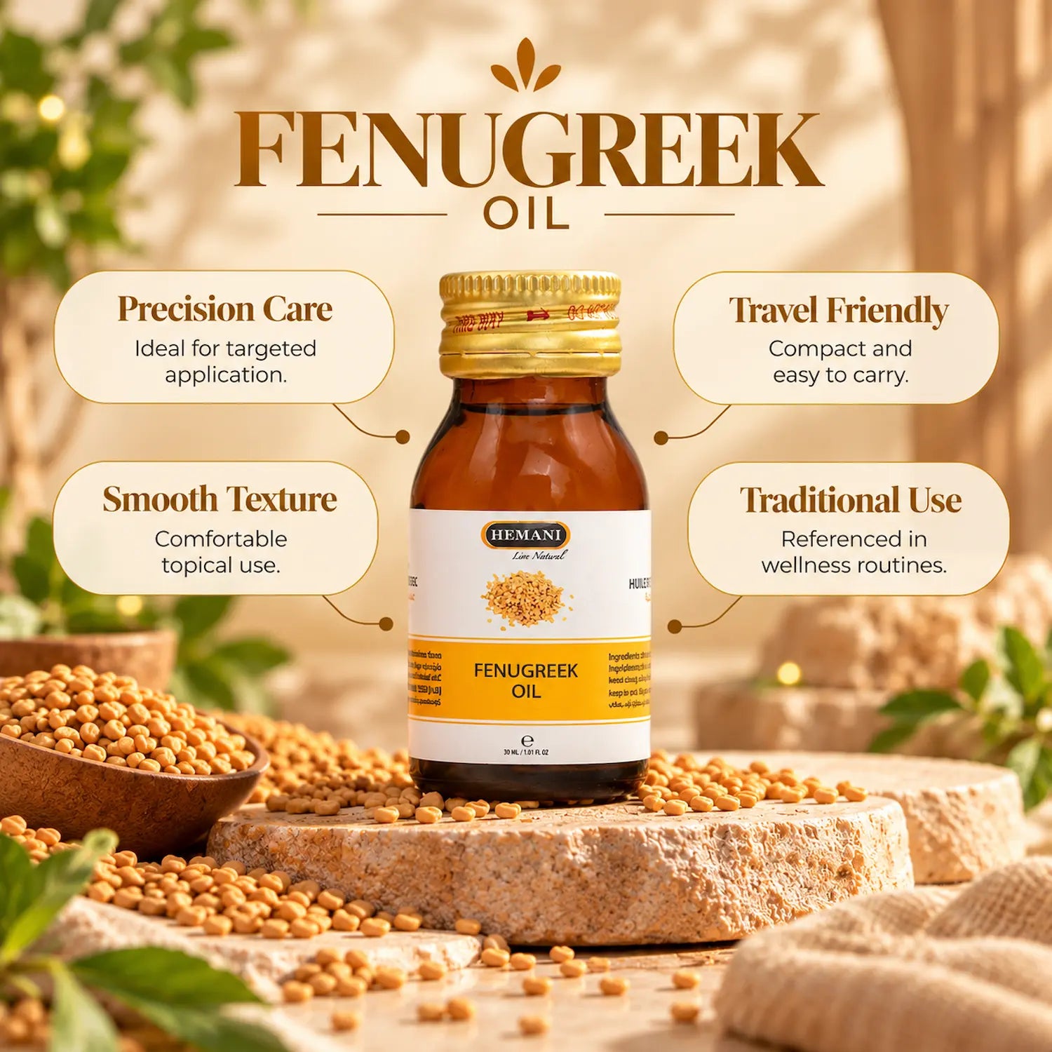 Herbal Oil 30ml - Fenugreek