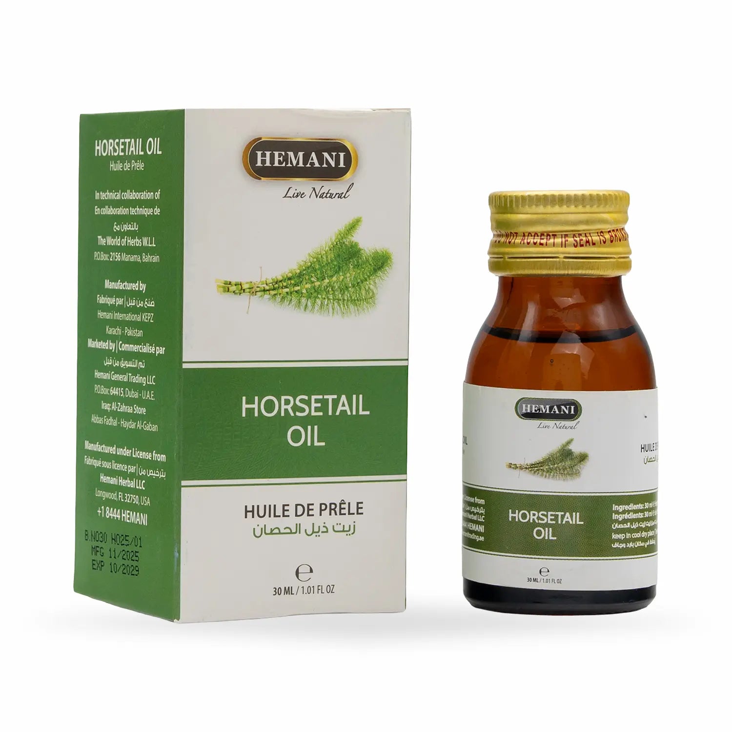 Herbal Oil 30ml - Horsetail