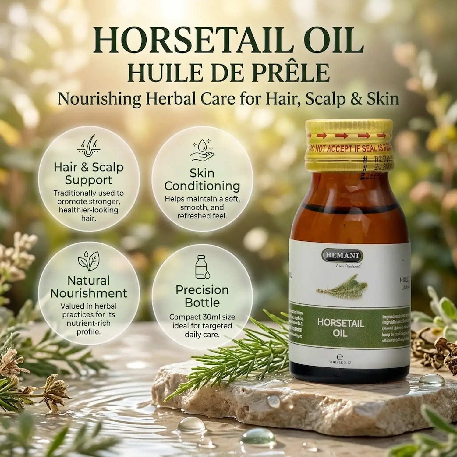 Herbal Oil 30ml - Horsetail