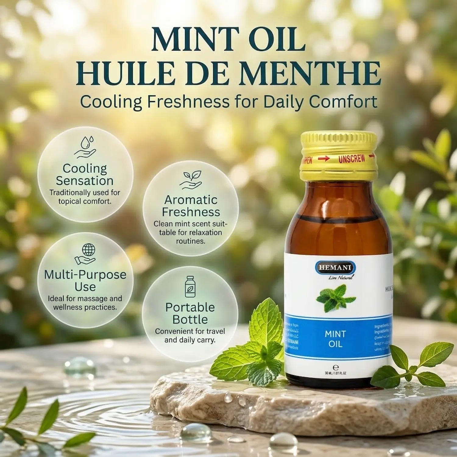 Herbal Oil 30ml - Mint