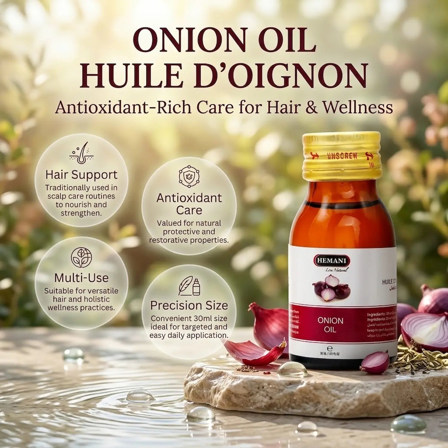 Herbal Oil 30ml - Onion